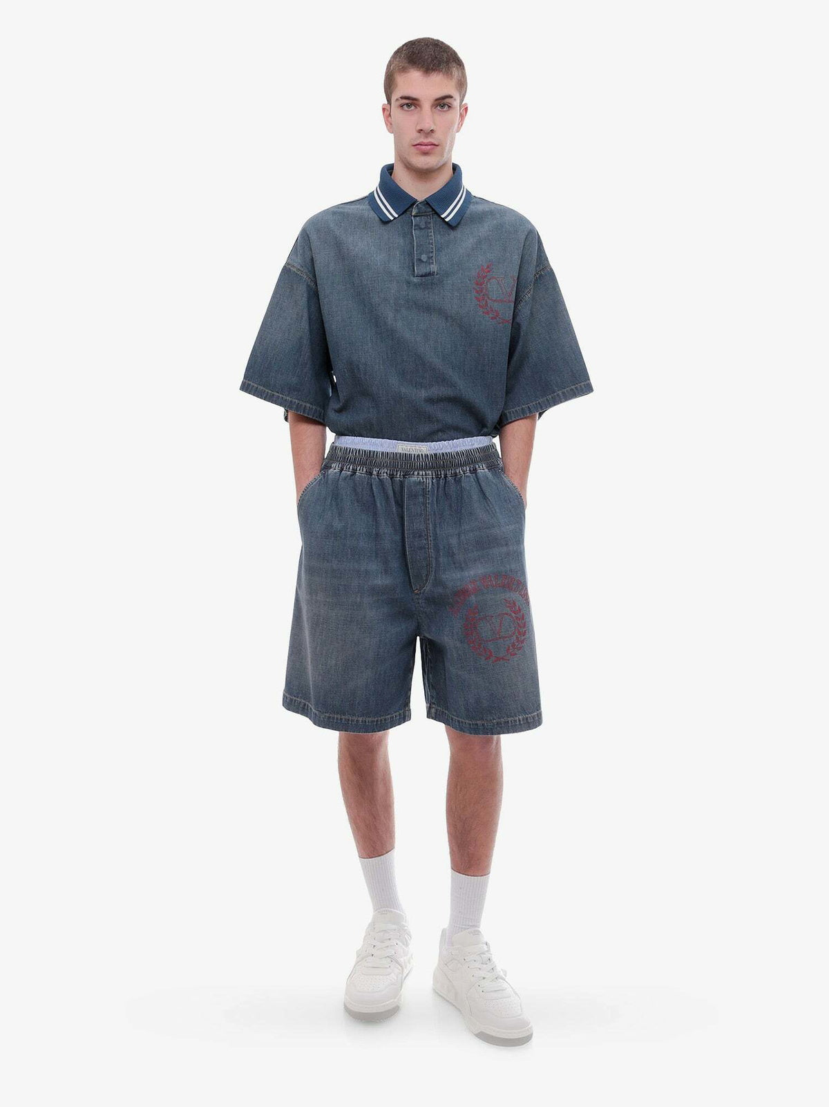 VALENTINO DENIM SHORT - BEYMEN