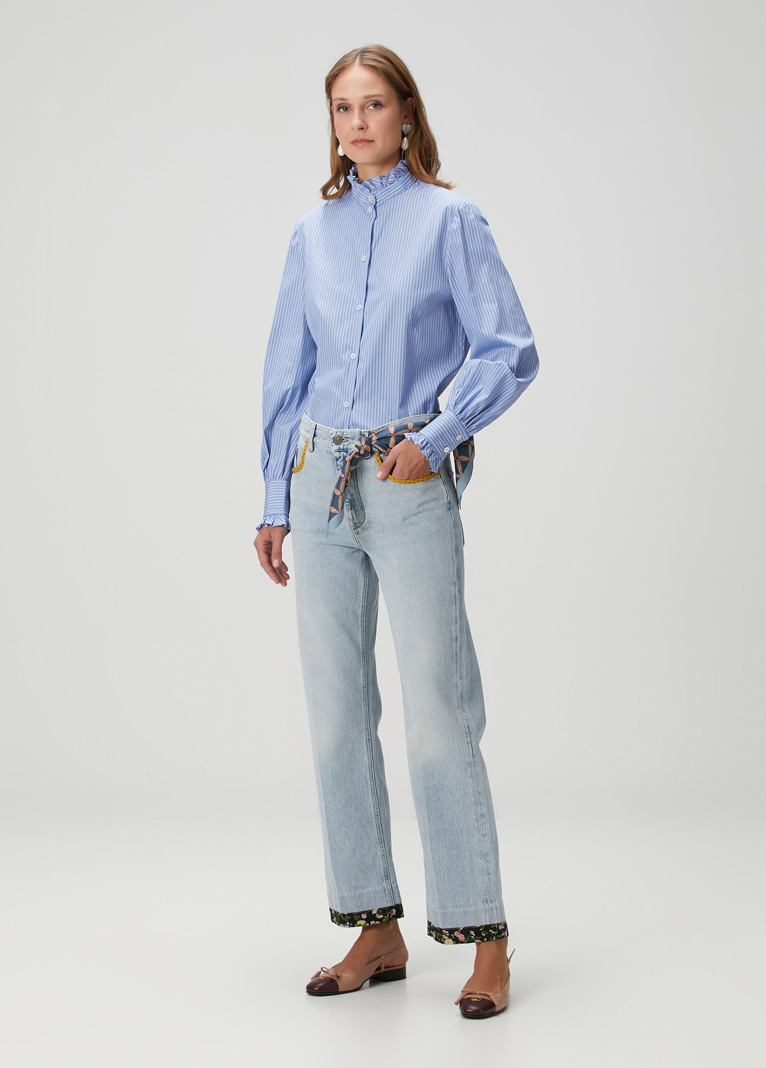 VALENTINO GARAVANI PANTALONE IN DENIM - BEYMEN