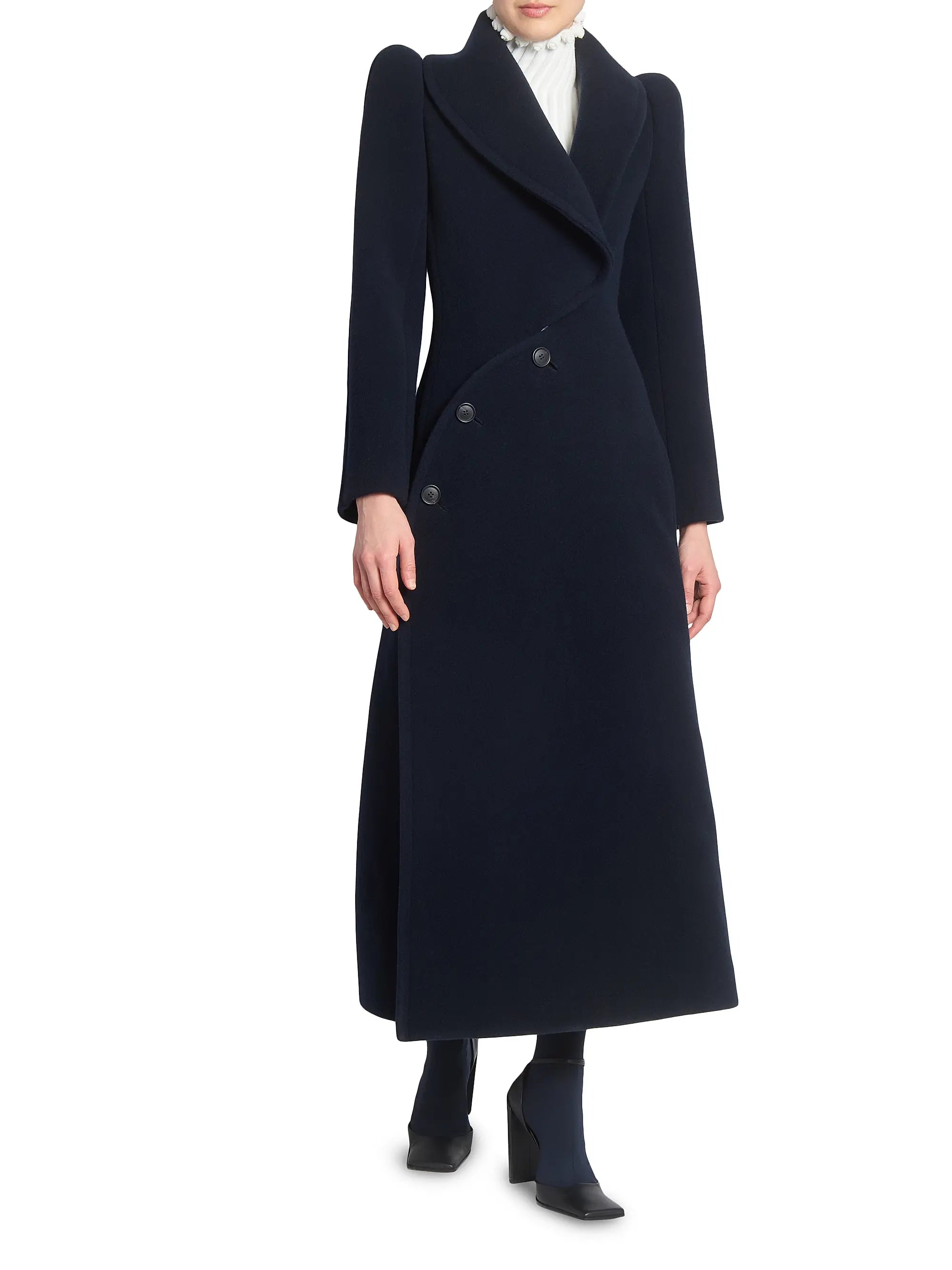 ALAÏA CURVED COAT - BEYMEN