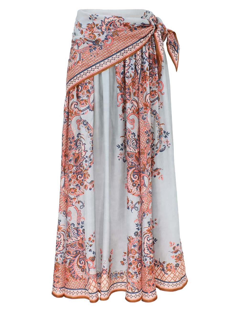 ZIMMERMAN ASTER SCARF MIDI SKIRT - BEYMEN