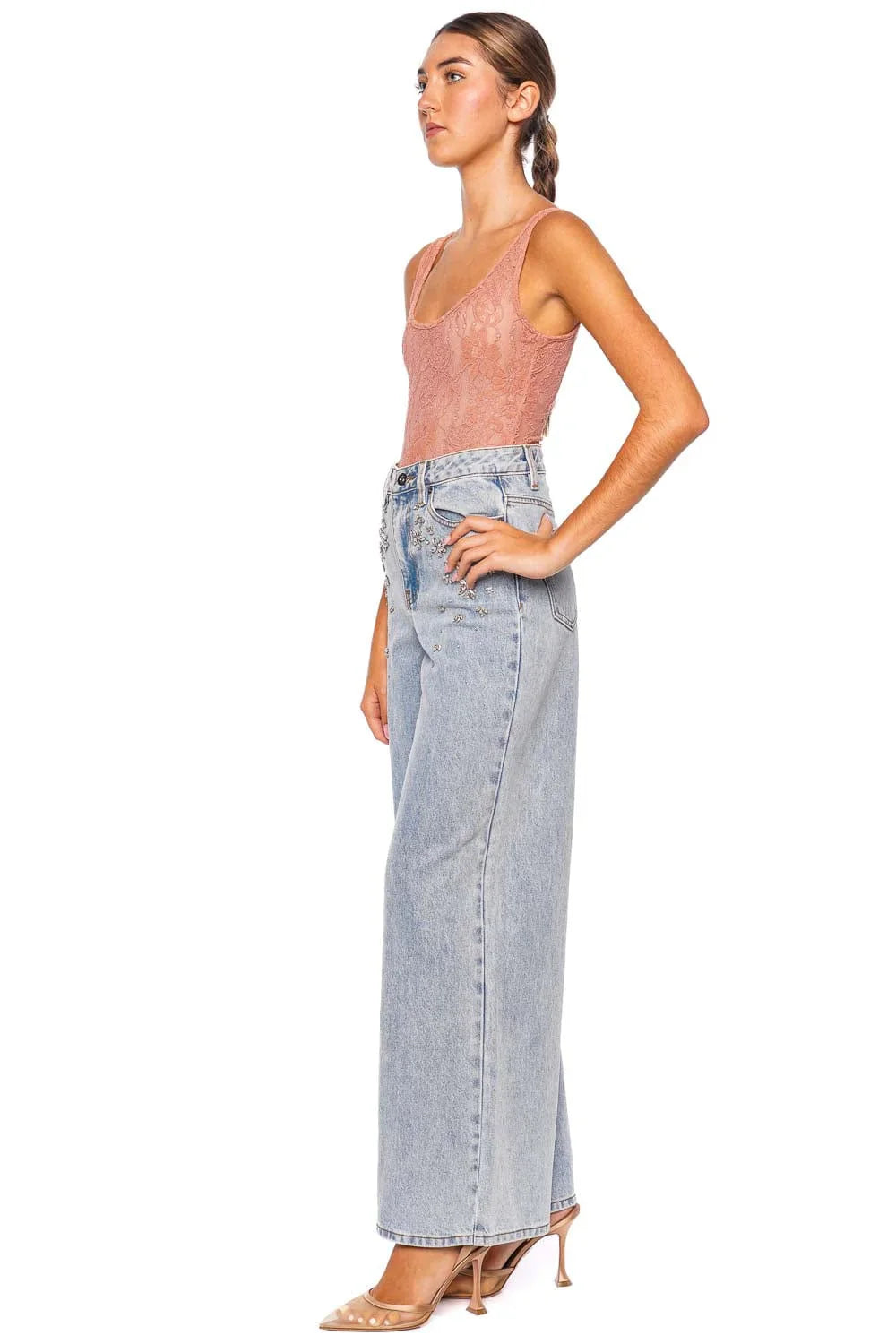 ZIMMERMANN SCOP NECK BODYSUIT - BEYMEN