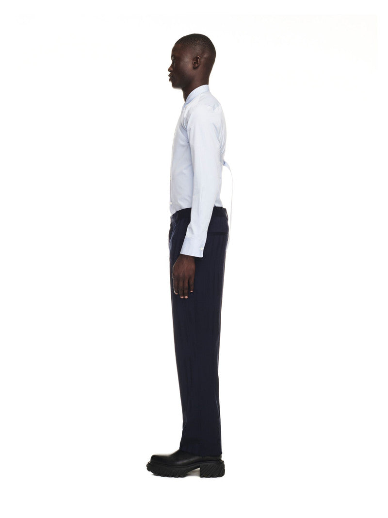 OFF-WHITE OW EMB HEAVYCOT COLLAR SHIR - BEYMEN