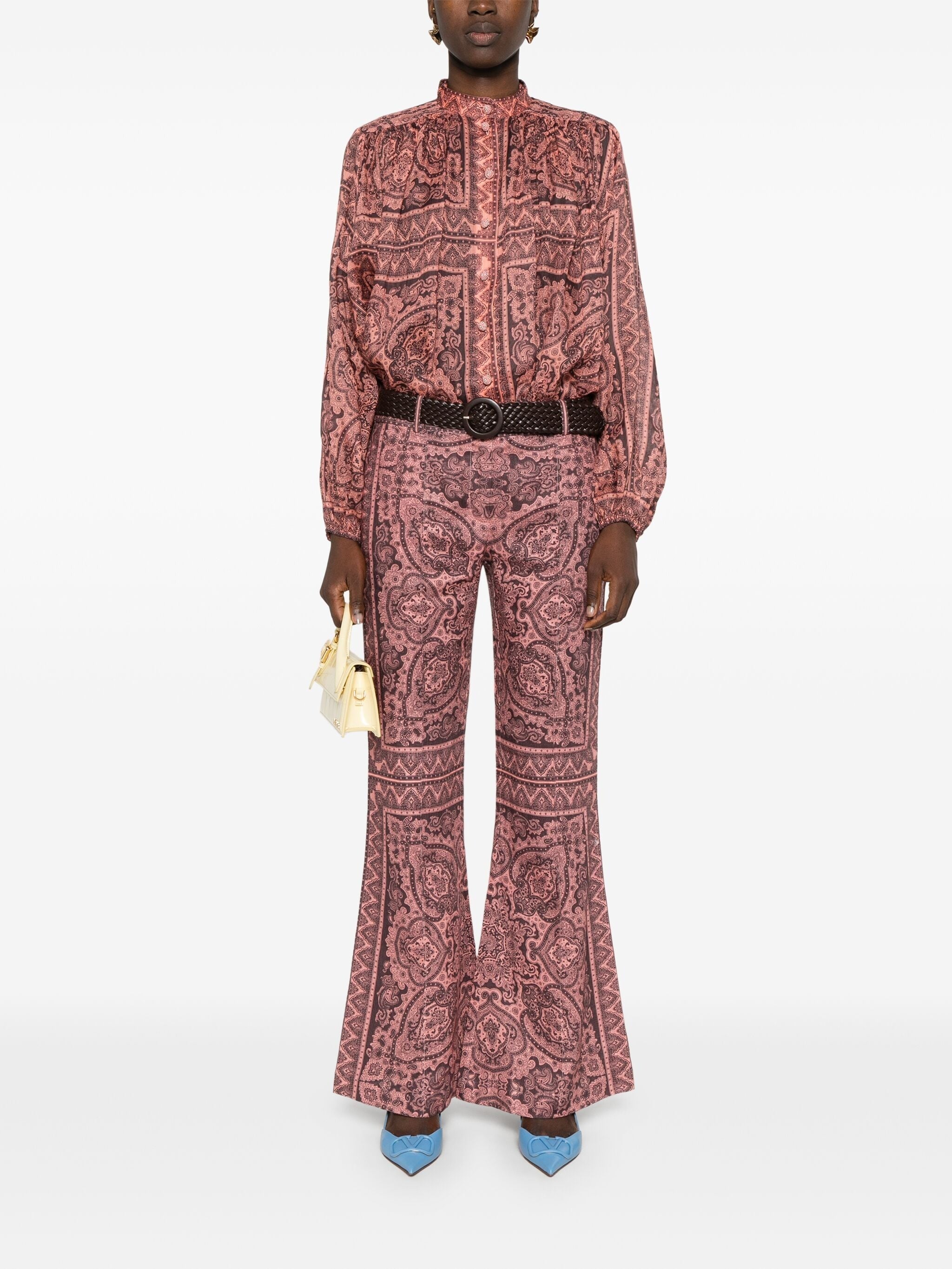 ZIMMERMANN FLARED PANTS - BEYMEN
