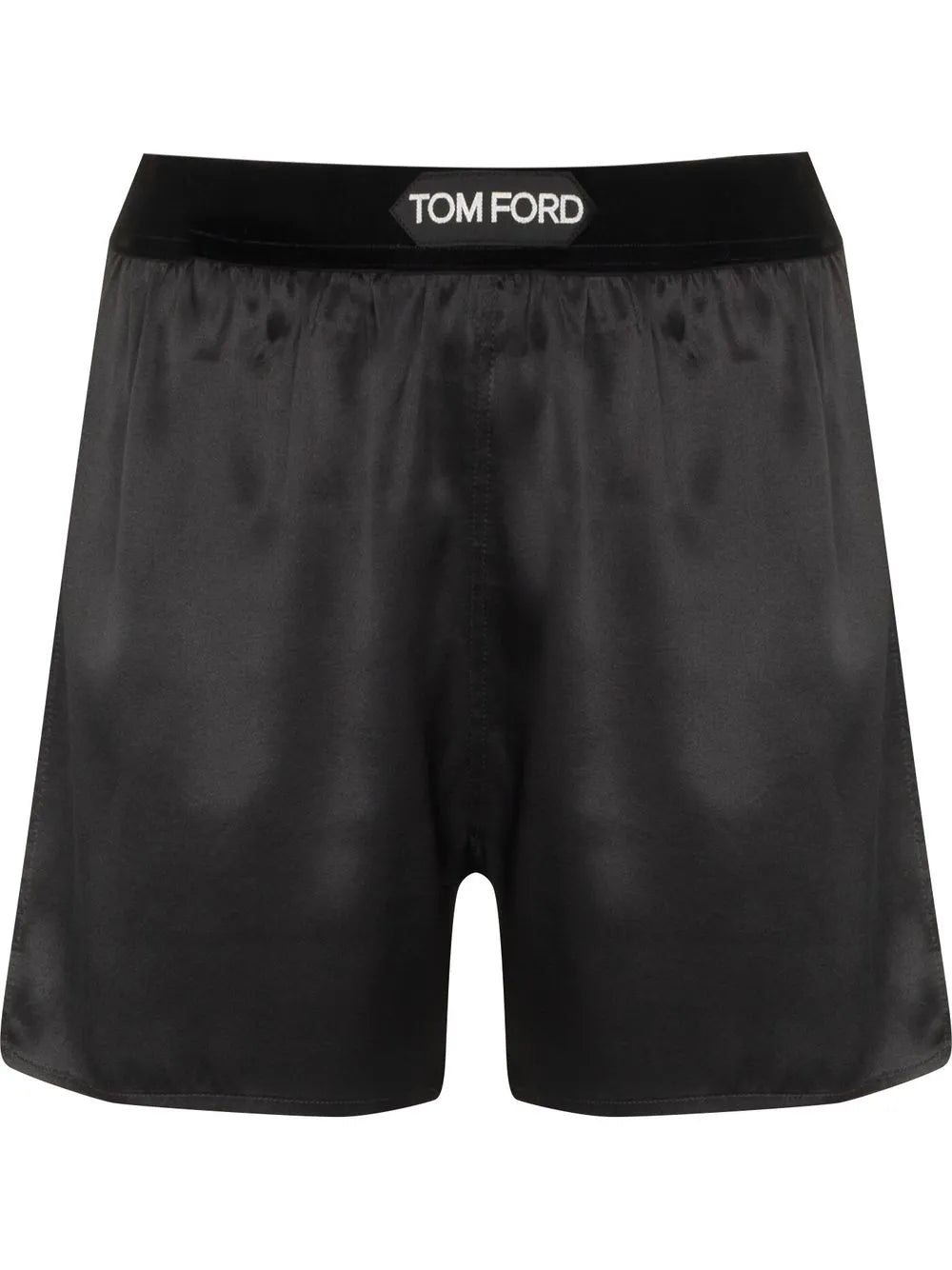 TOM FORD STRETCH SILK SATIN PJ SHORTS - BEYMEN
