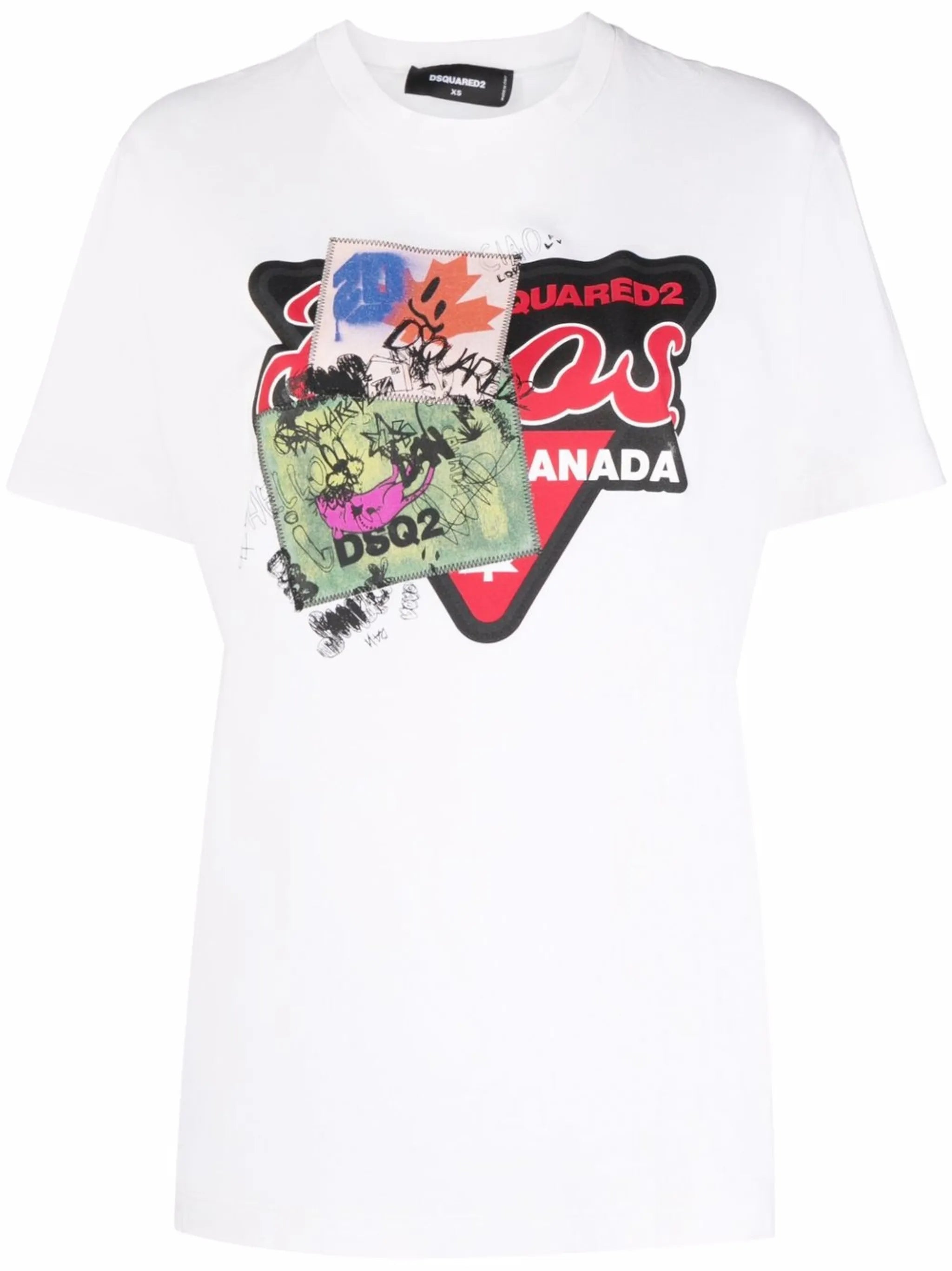 DSQUARED2 GIANT BRO PATCH TEE - BEYMEN