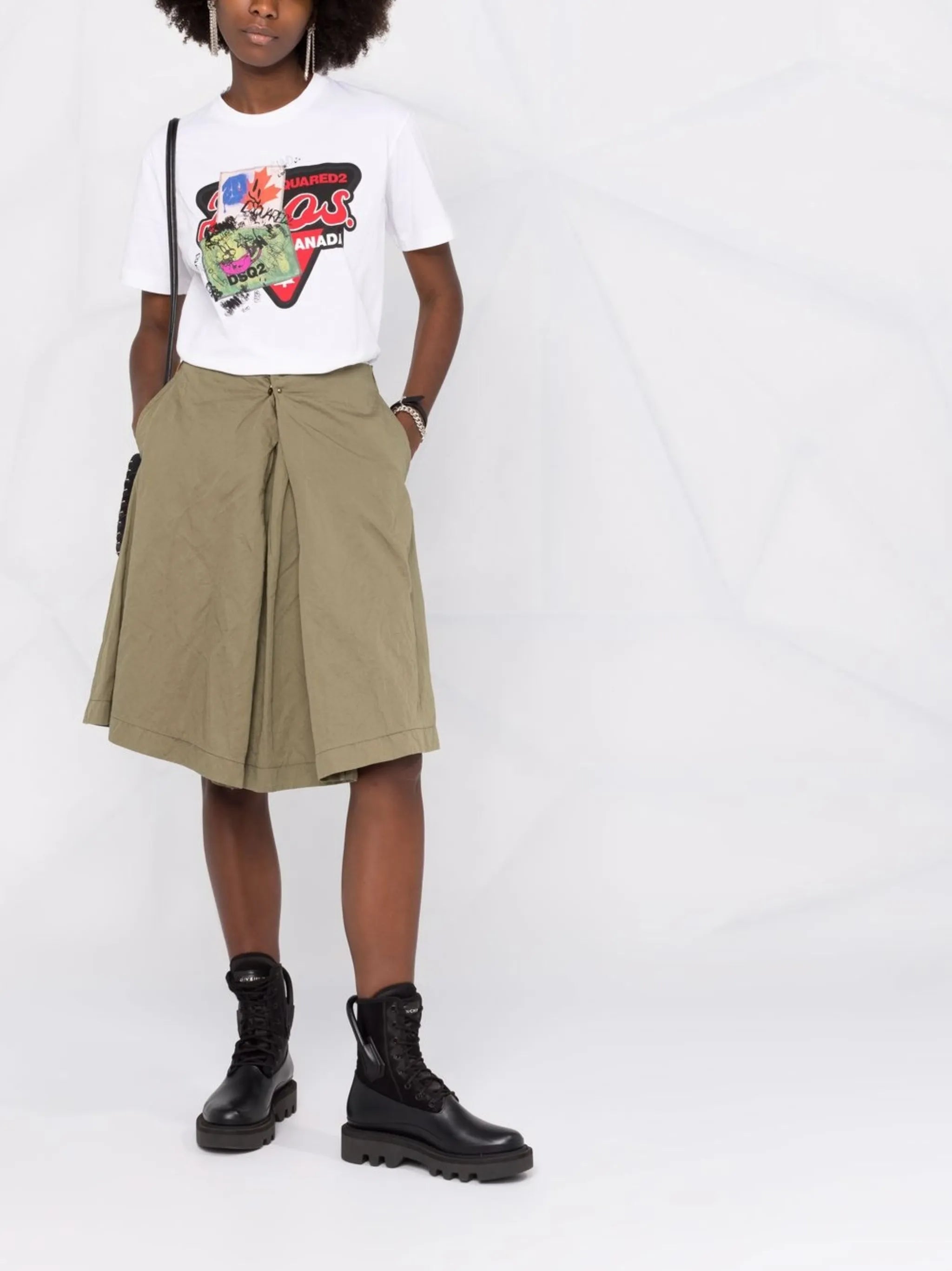 DSQUARED2 GIANT BRO PATCH TEE - BEYMEN