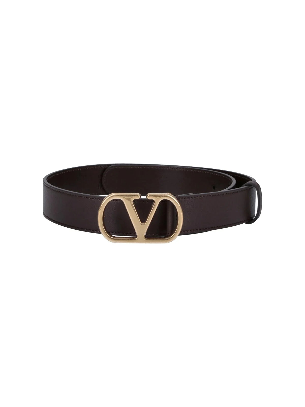 VALENTINO GARAVANI BOX CALF S./A.LIGHT GOLD LOGO - BEYMEN