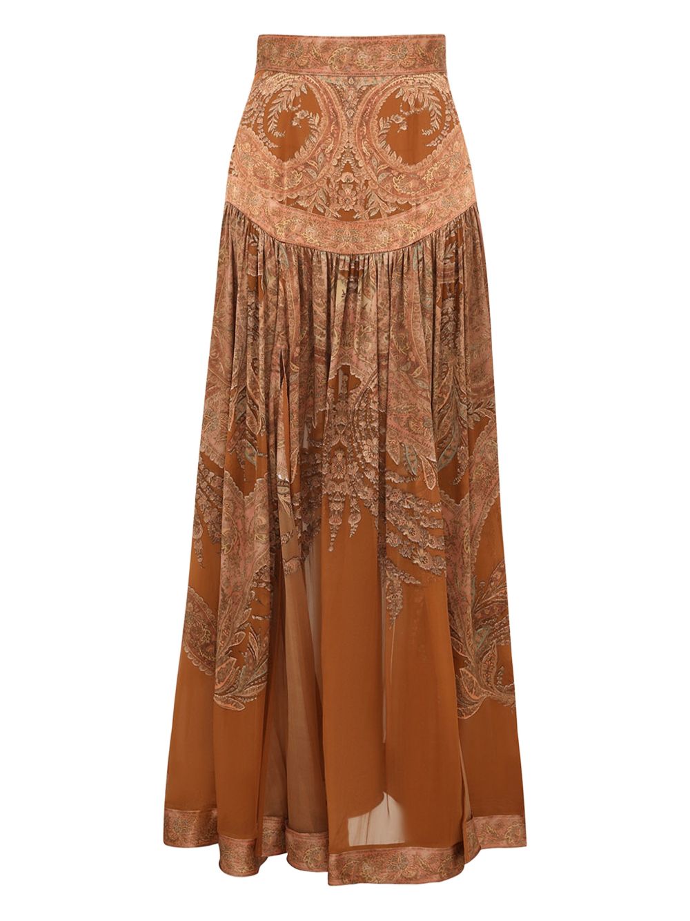 ZIMMERMAN MEMENTO BURNOUT MAXI SKIRT - BEYMEN