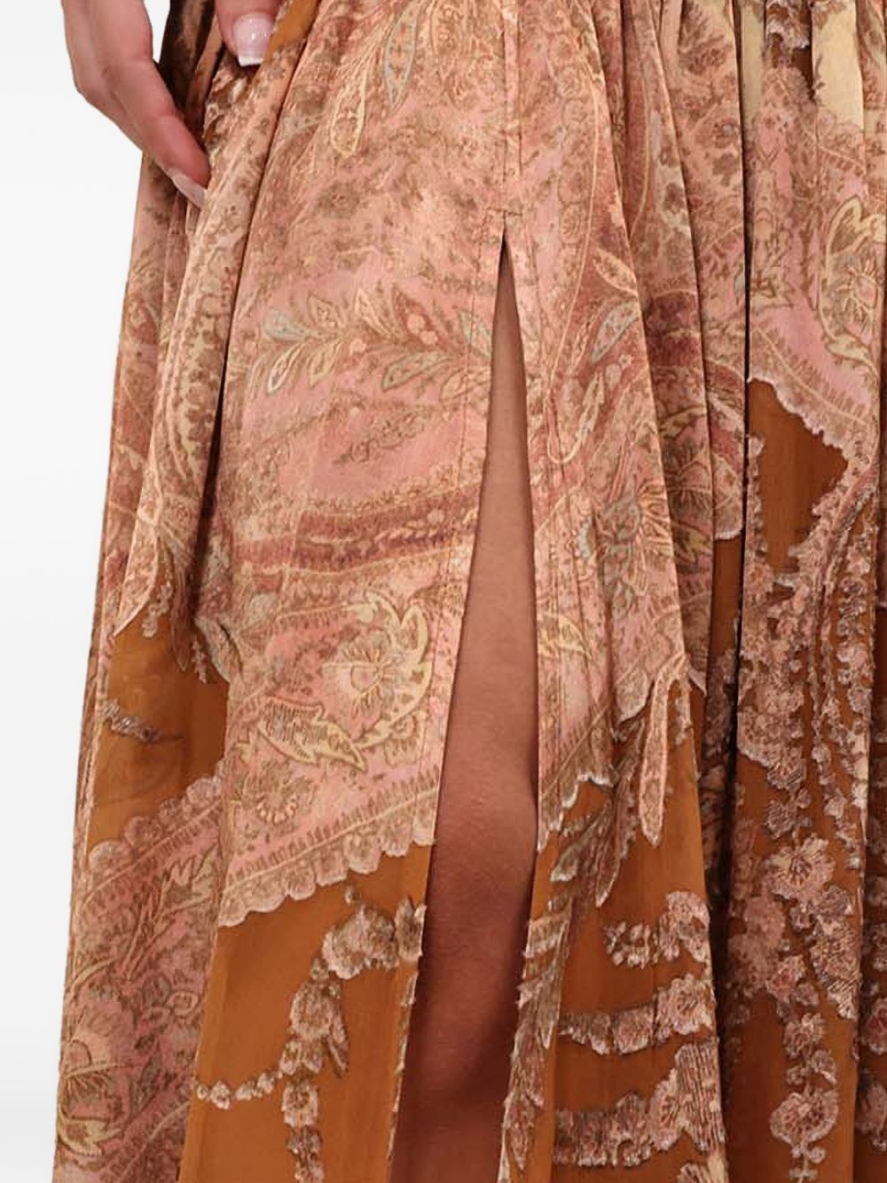 ZIMMERMAN MEMENTO BURNOUT MAXI SKIRT - BEYMEN