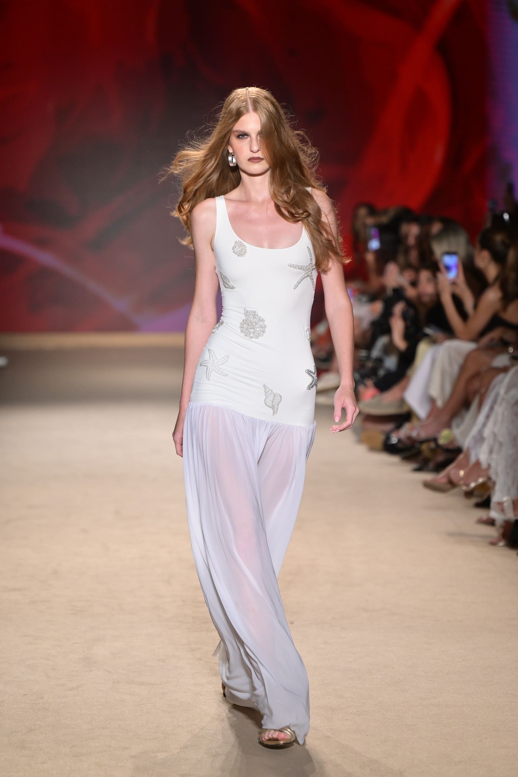 LESLIE AMON FLOW WHITE MAXI DRESS - BEYMEN