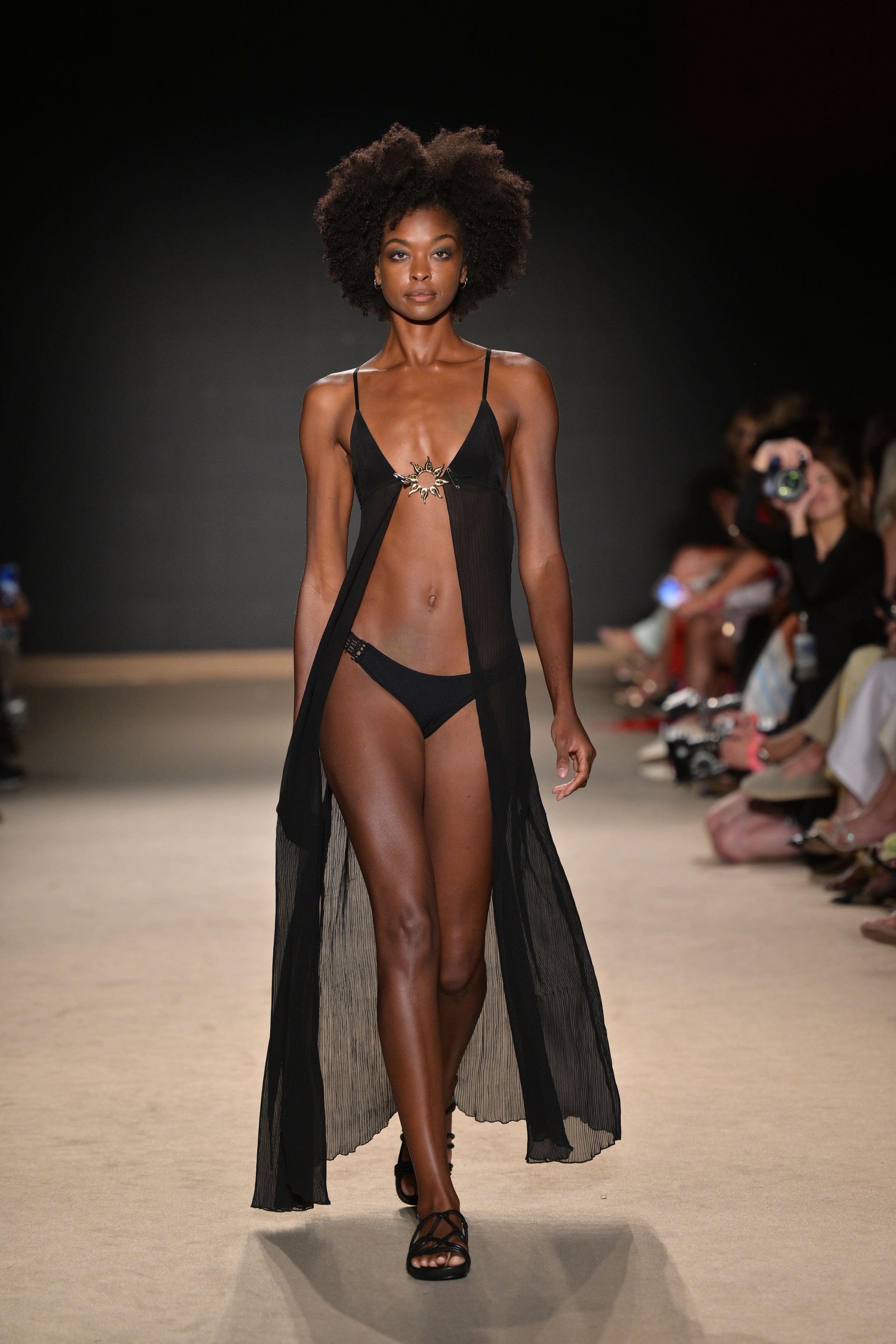 LESLIE AMON FLOWY SUN DRESS - BEYMEN