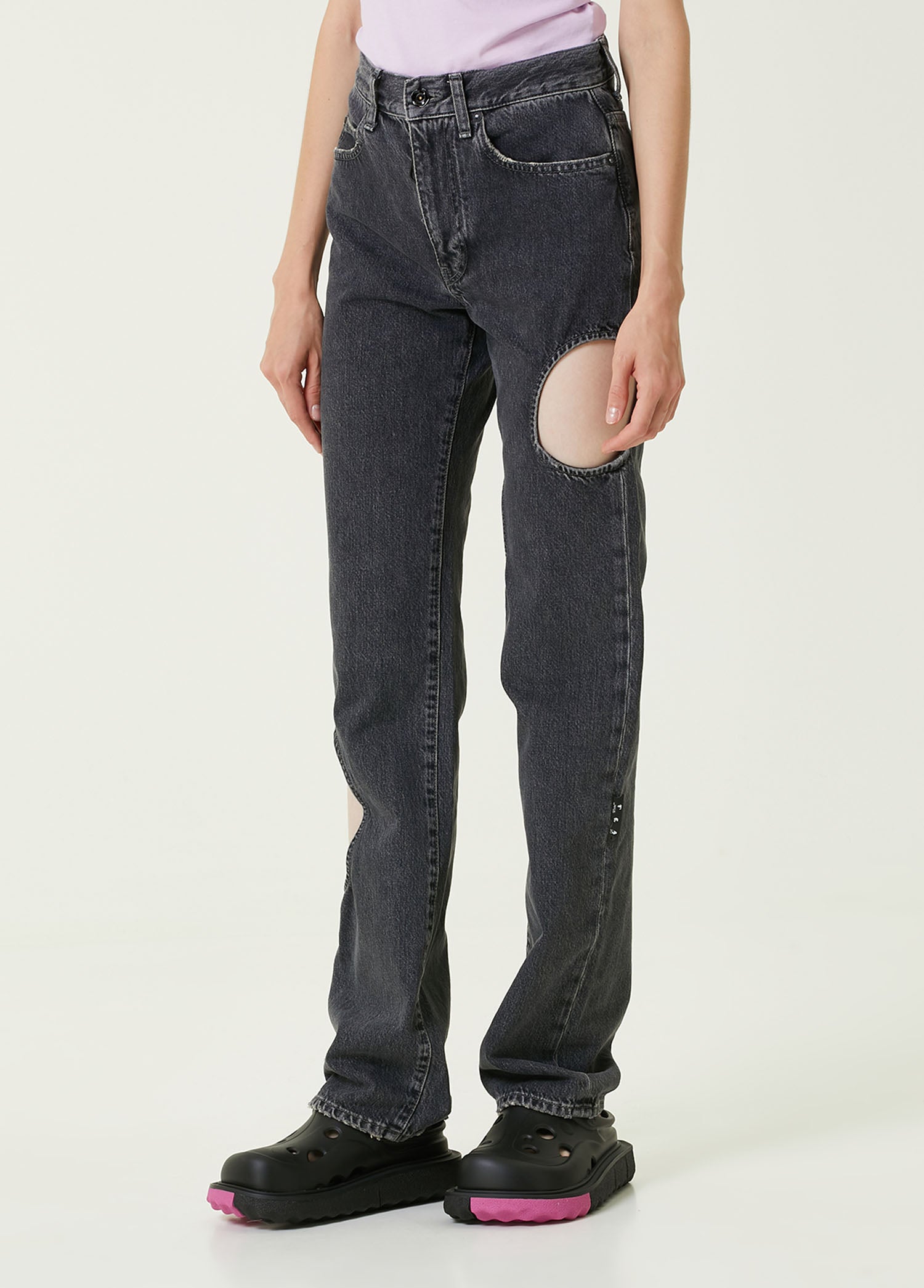 OFF-WHITE DENIM PANTS - BEYMEN