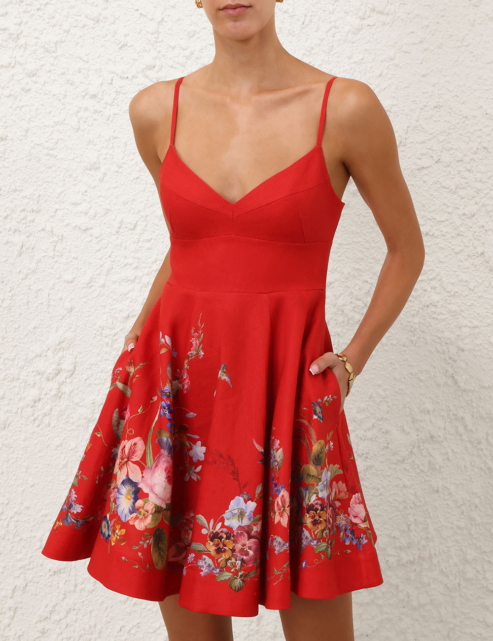 ZIMMERMAN MINI DRESS - BEYMEN