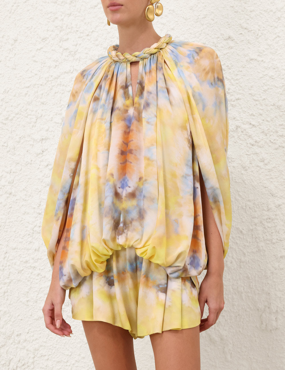 ZIMMERMAN ALCHEMY TWIST BILLOW BLOUS - BEYMEN