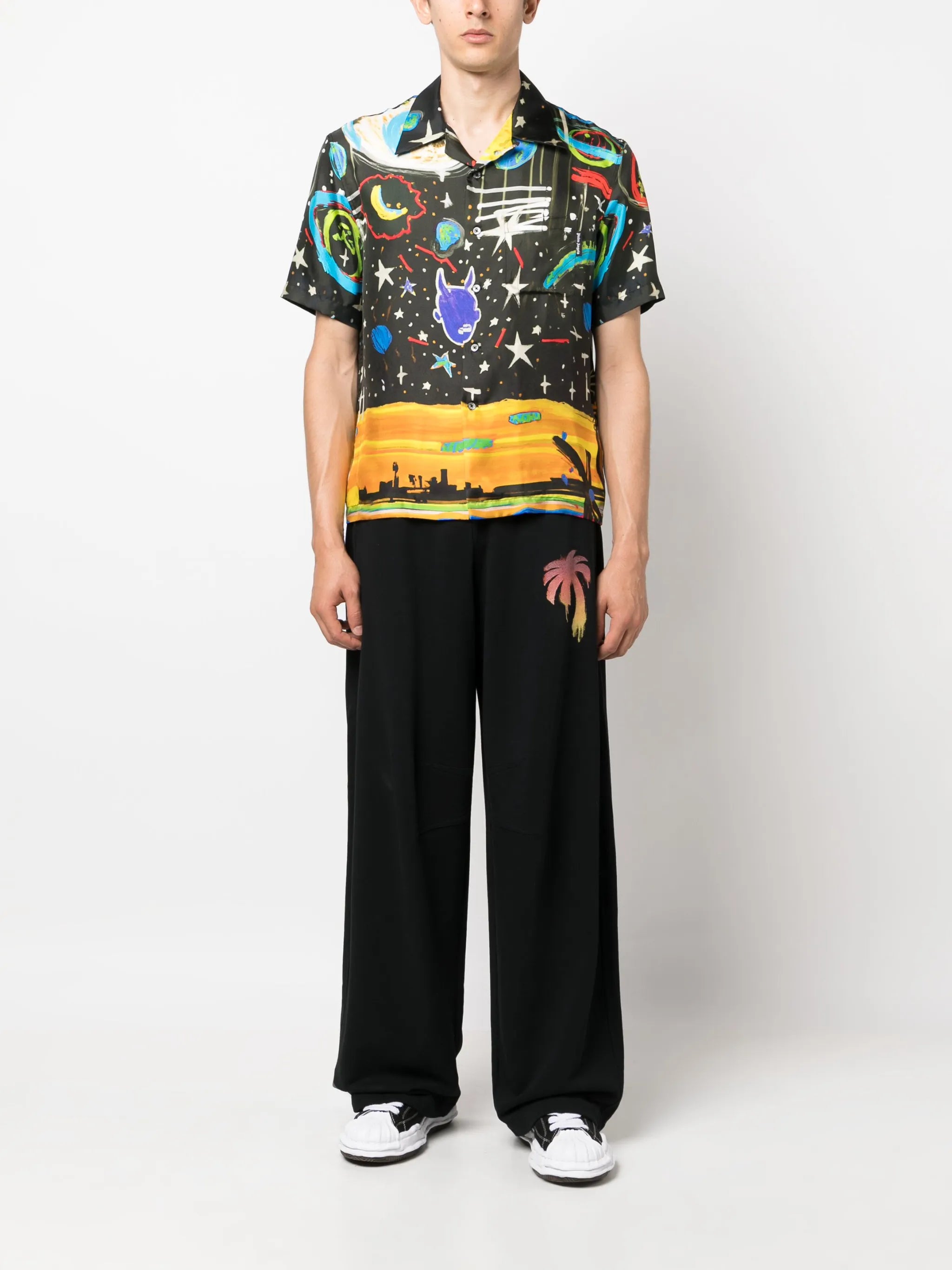 PALM ANGELS I LOVE PA LOOSE SWEATPANTS - BEYMEN