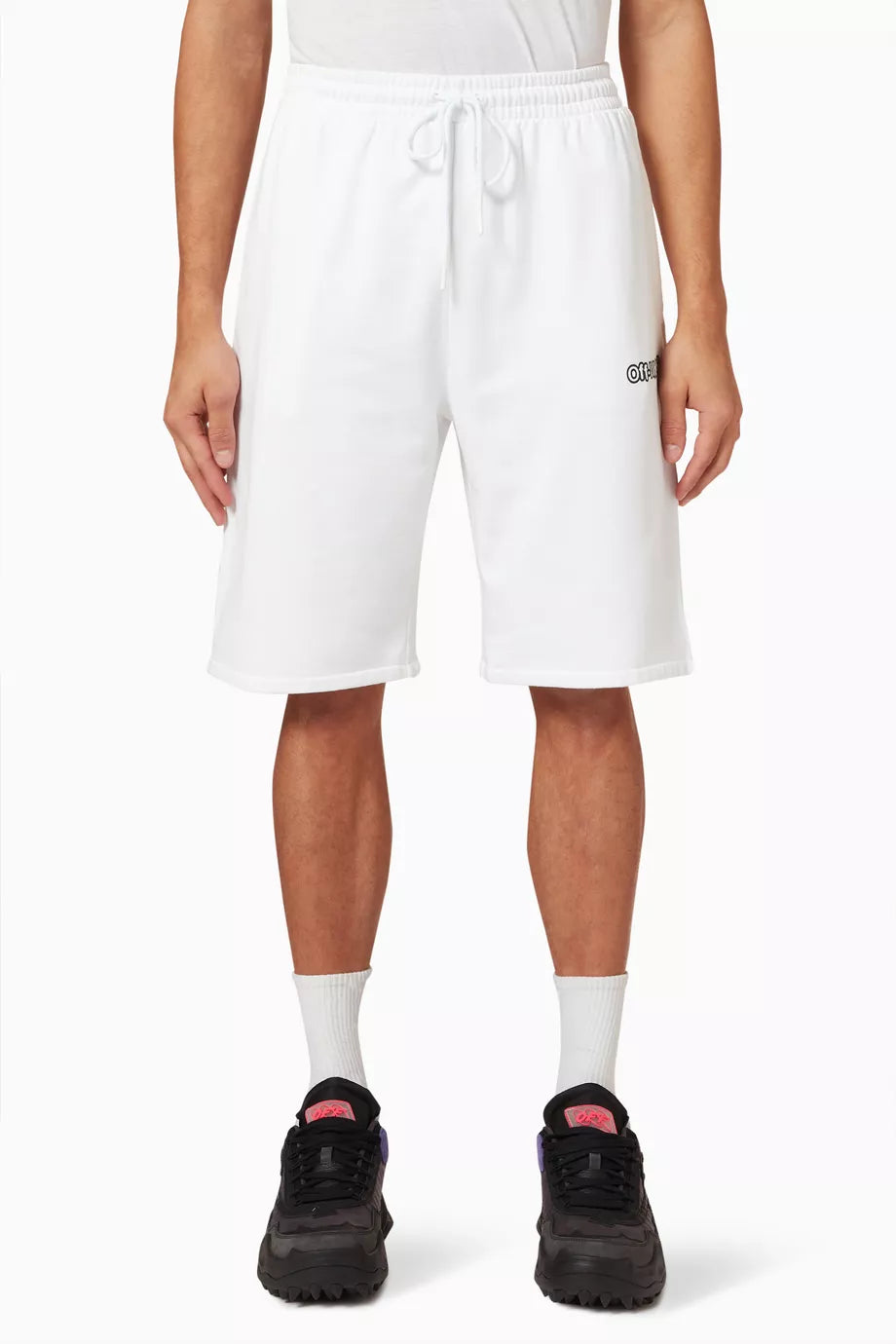 OFF-WHITE FF BLUR SKATE SWEATSHORTS