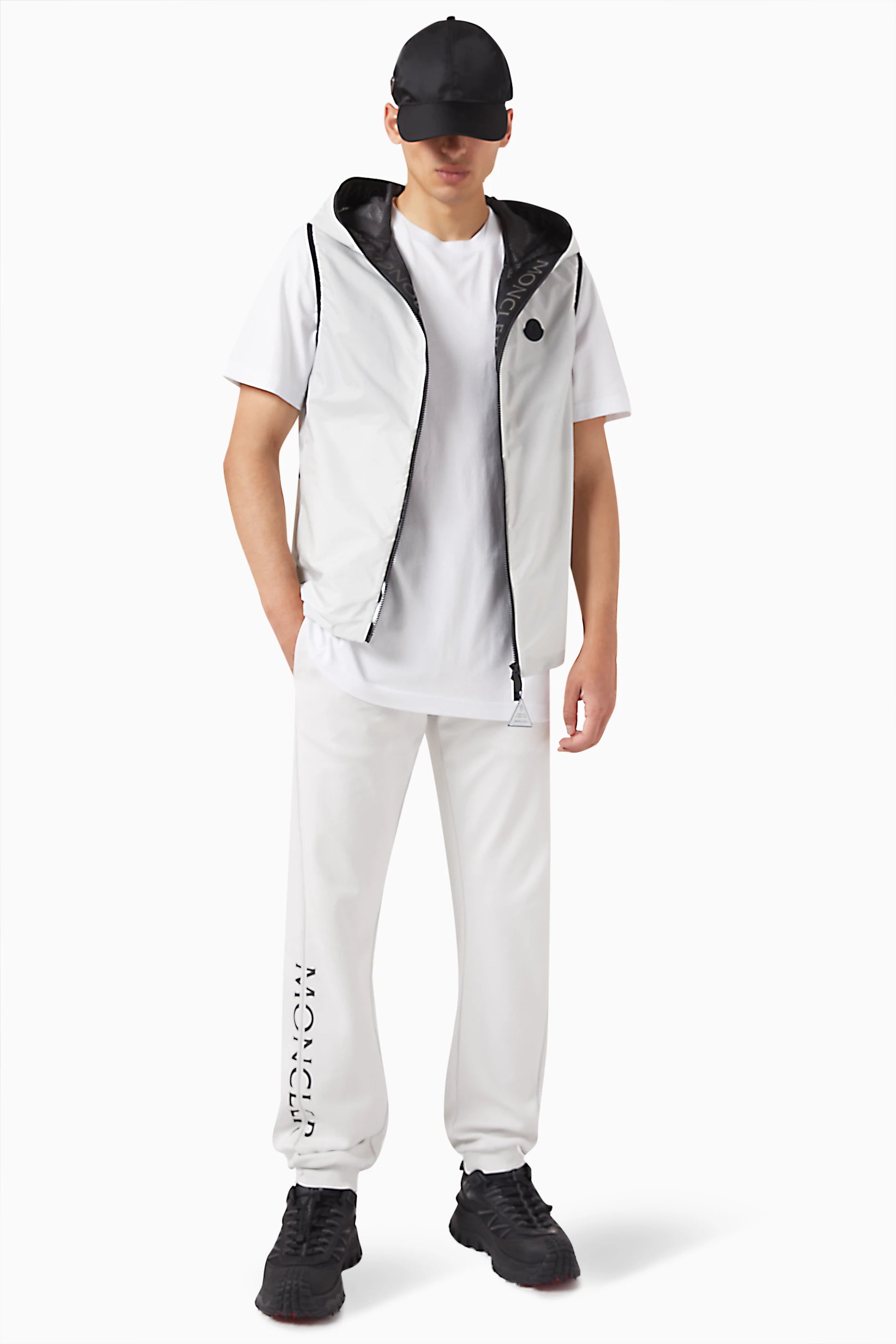 MONCLER HOODIE WINDBREAKER VEST - BEYMEN