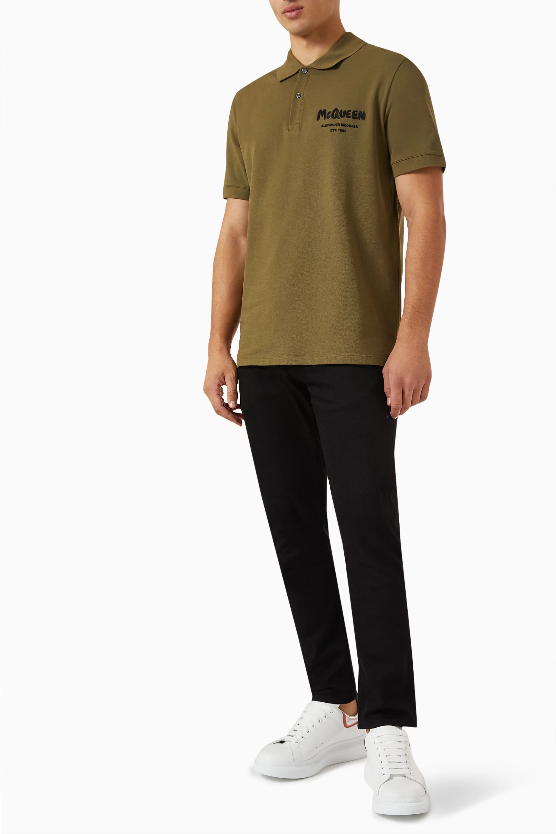 ALEXANDER MCQUEEN EMB GRAFFITI POLO - BEYMEN