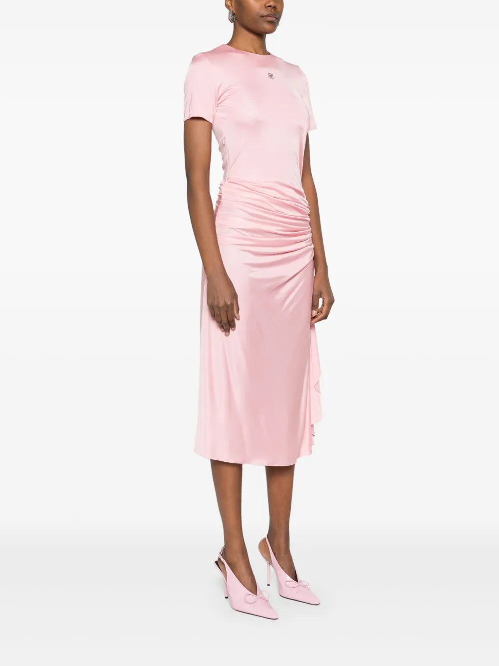 GIVENCHY WAIST DRAPED JERSEY DRESS - BEYMEN
