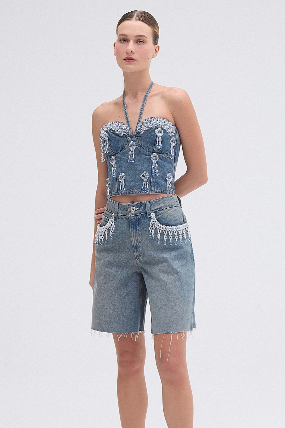 PATBO DENIM SHORT - BEYMEN