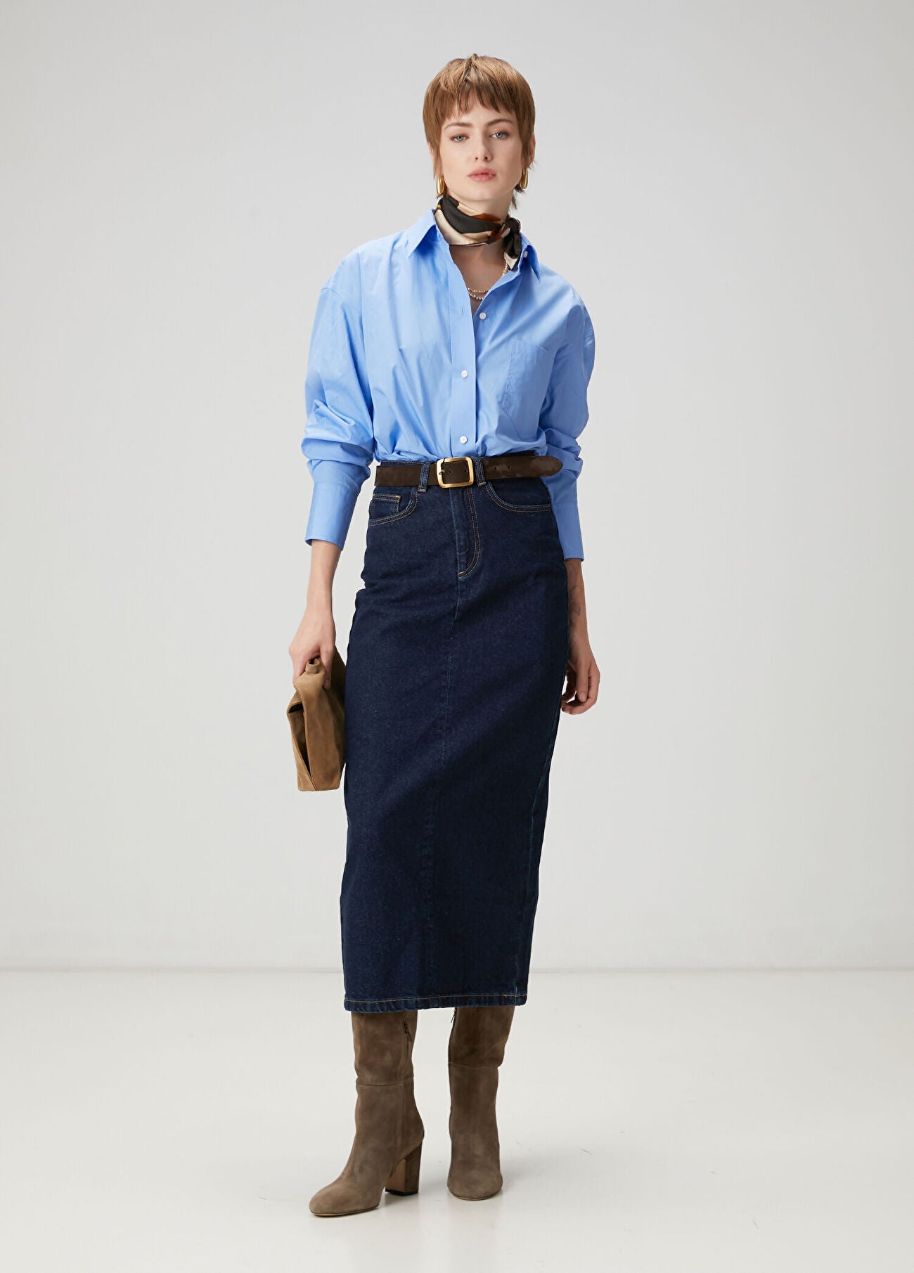 BEYMEN CLUB DENIM SKIRT - BEYMEN