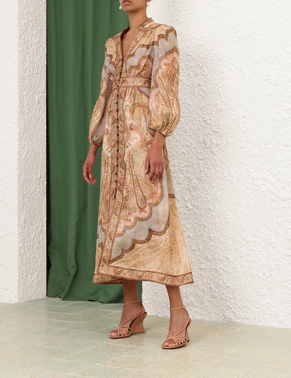 ZIMMERMAN MIDI DRESS - BEYMEN