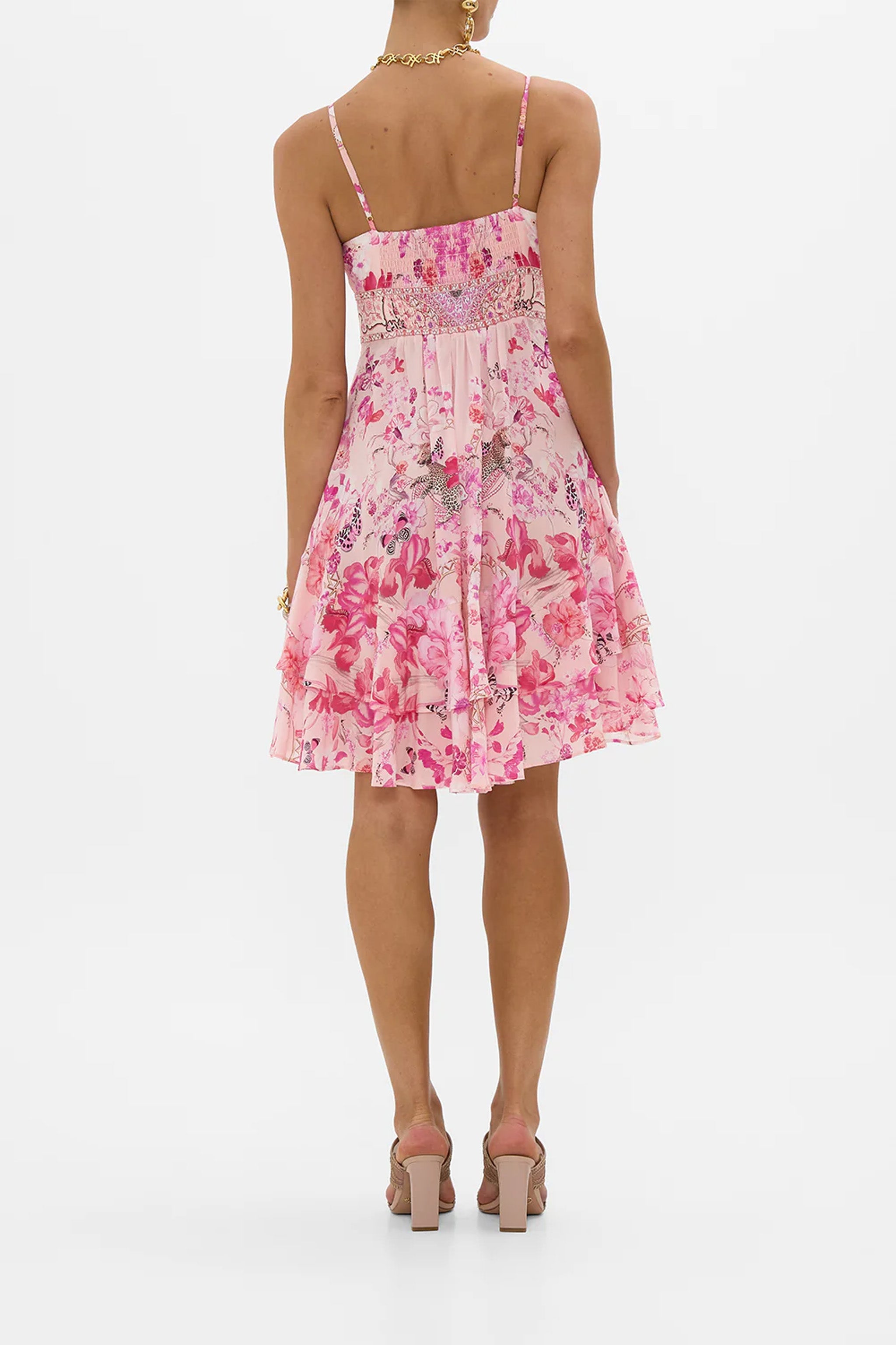 CAMILLA STRAPPY FRILL DRESS - BEYMEN