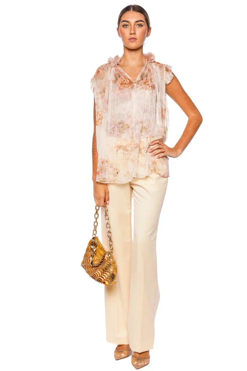 ZIMMERMANN FRILLED BLOUSE - BEYMEN