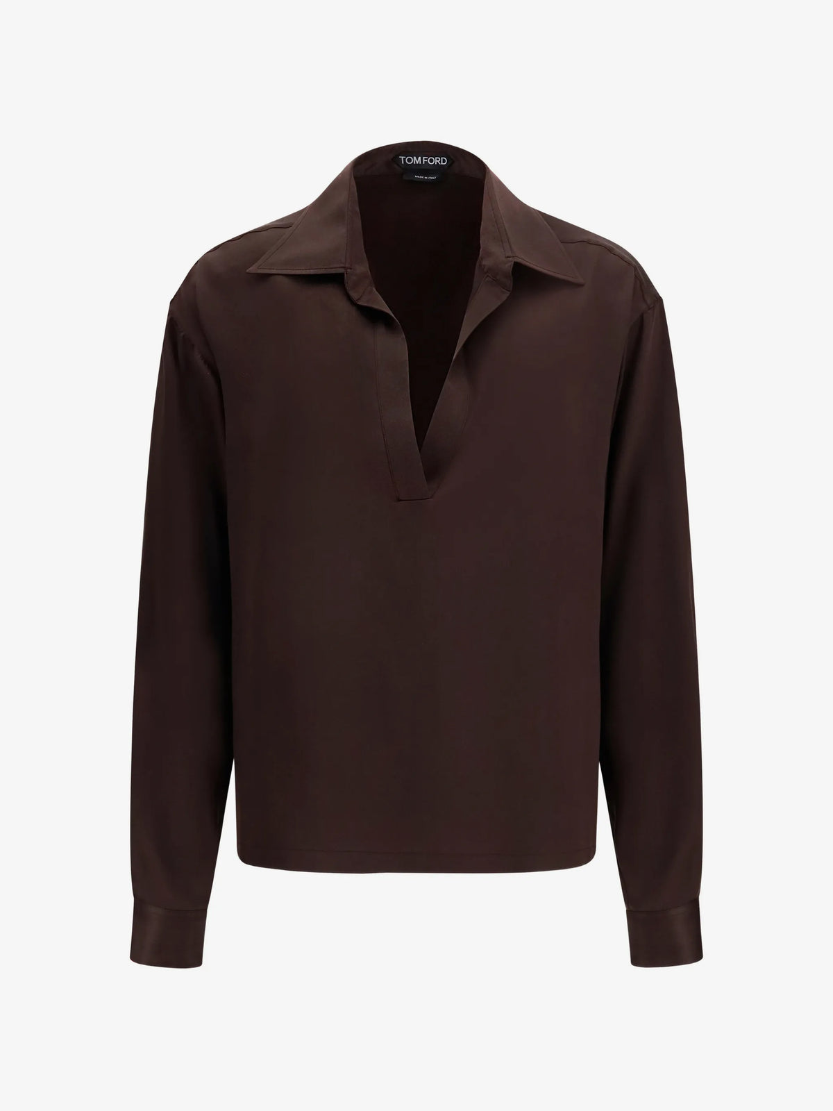 TOM FORD SILK SATIN POLO - BEYMEN