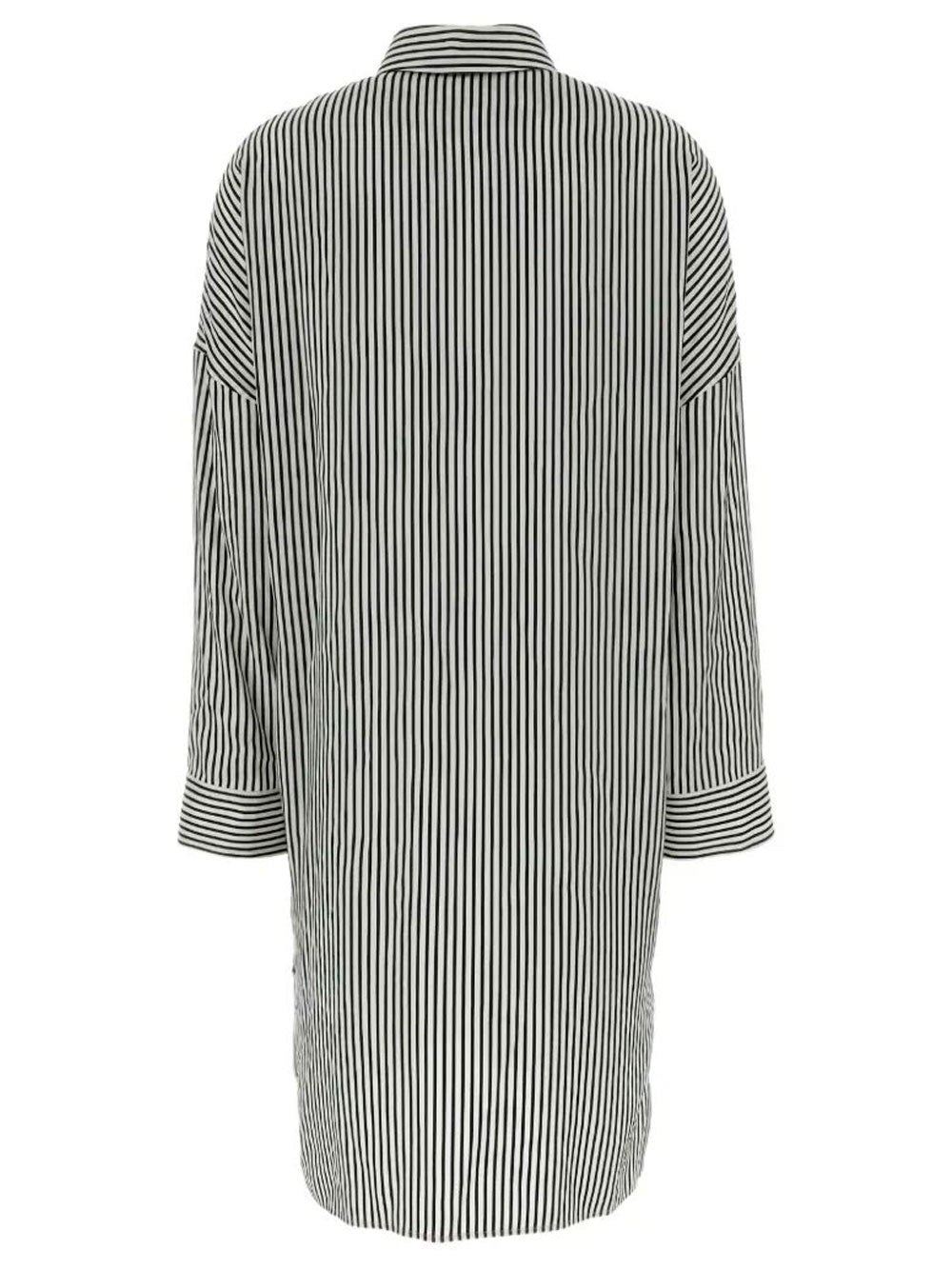 TOM FORD STRIPED SILK TUNIC DRESS - BEYMEN