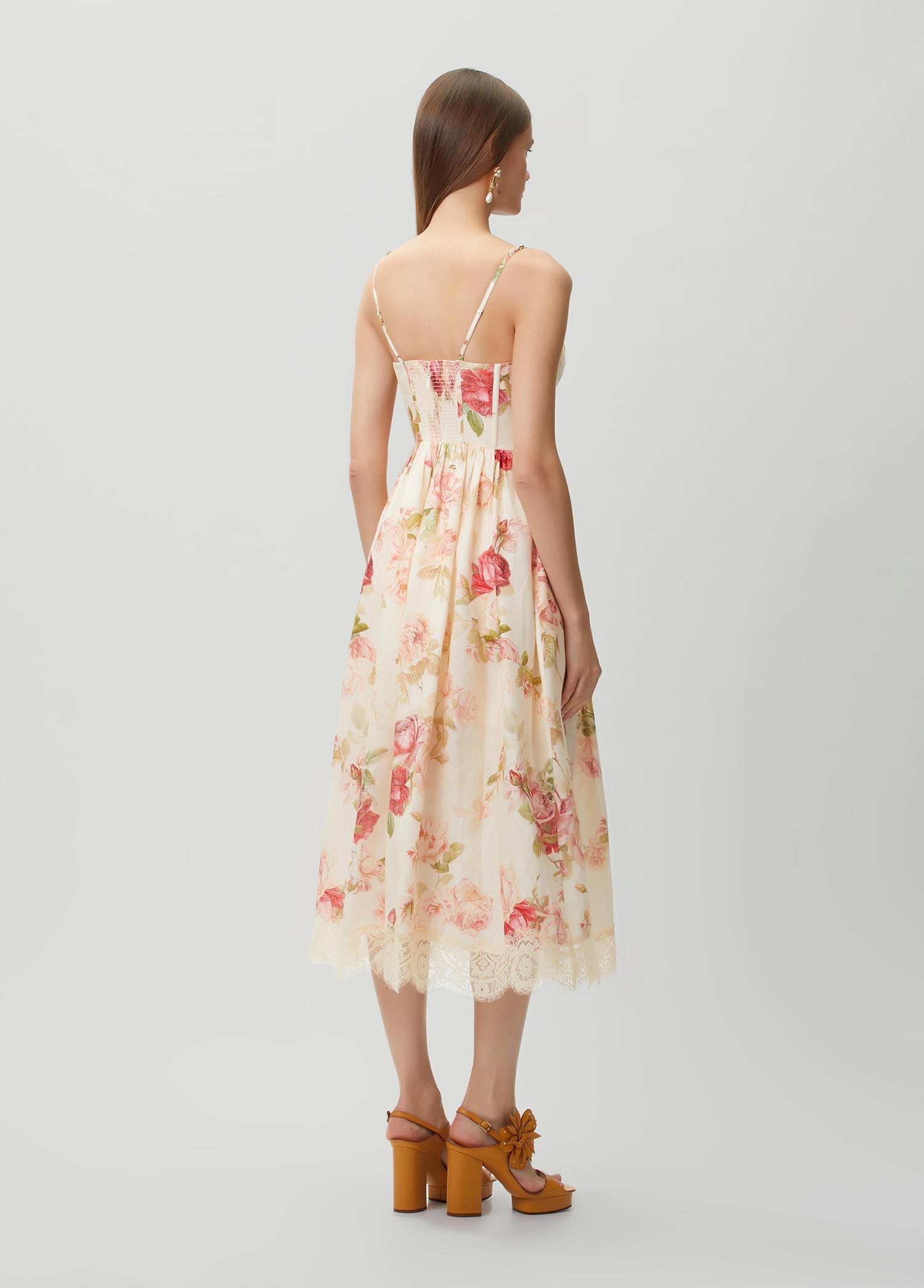 ZIMMERMAN ROSELIGHT PICNIC MAXI DRESS - BEYMEN
