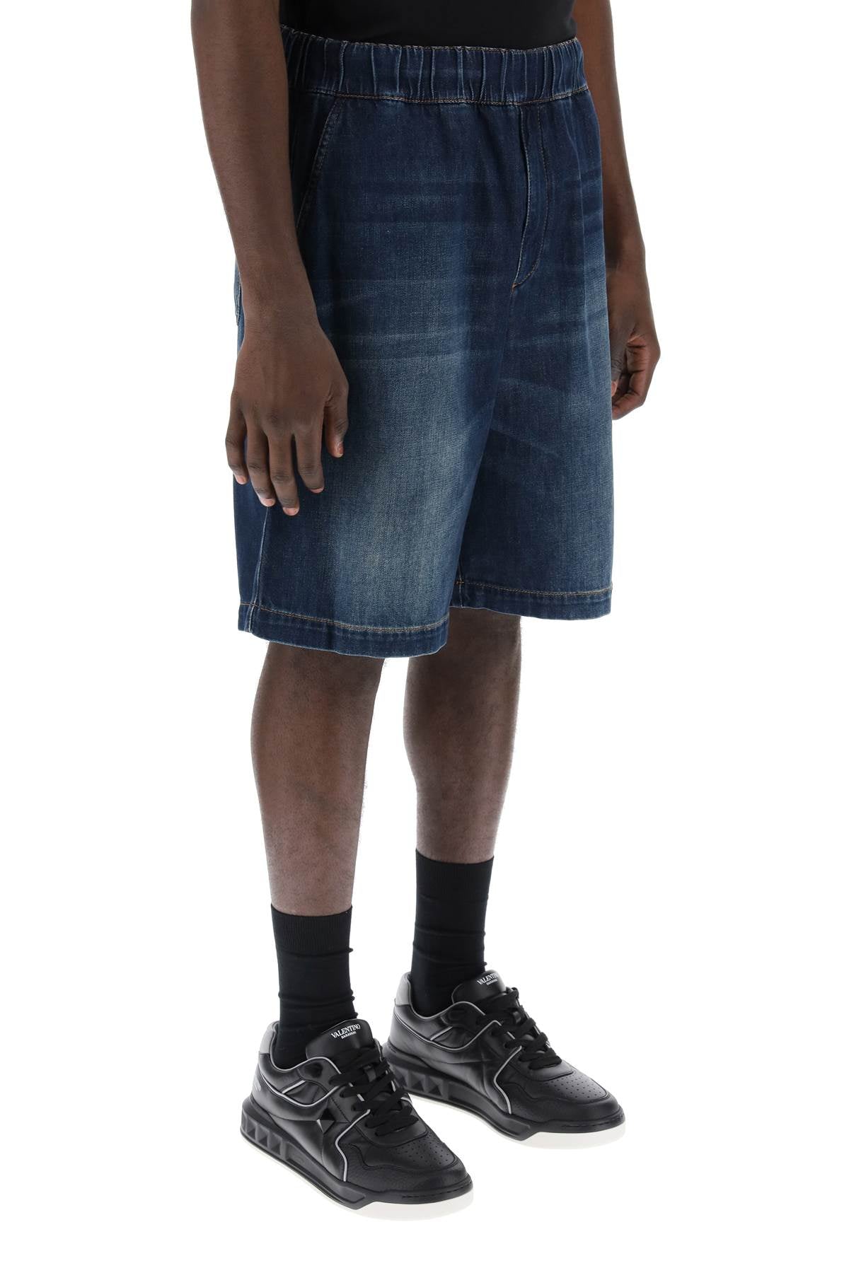 VALENTINO SHORT IN DENIM - BEYMEN
