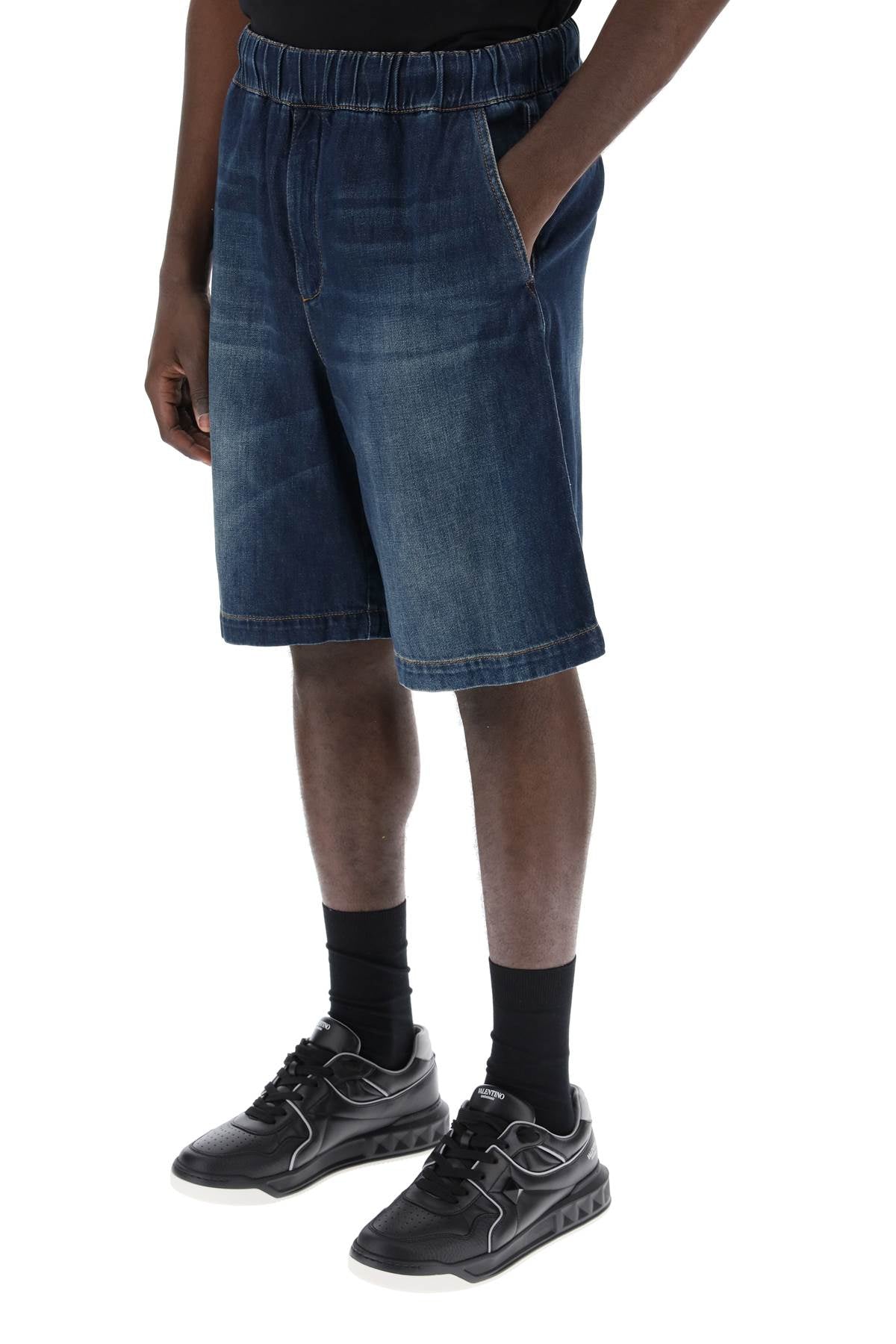 VALENTINO SHORT IN DENIM - BEYMEN