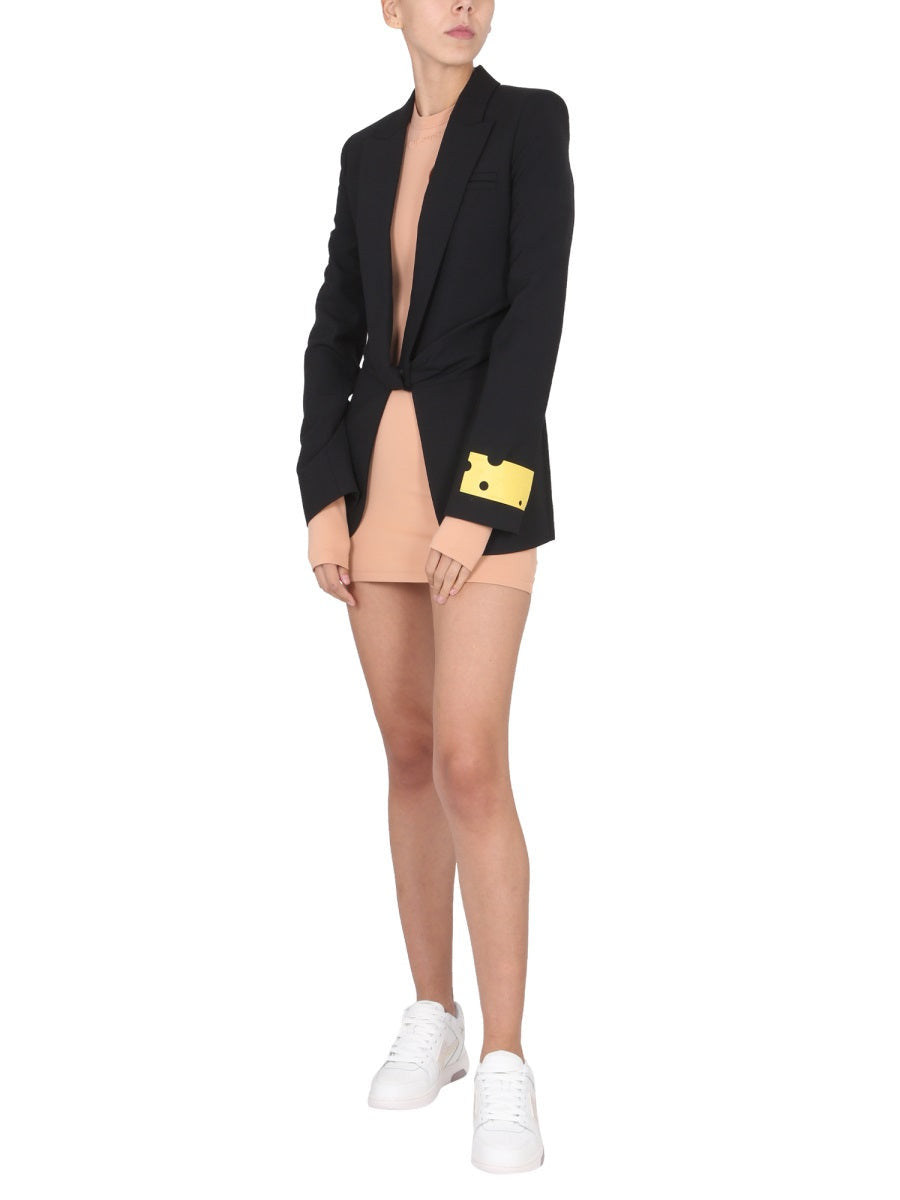 OFF-WHITE TWISTED JACKET - BEYMEN