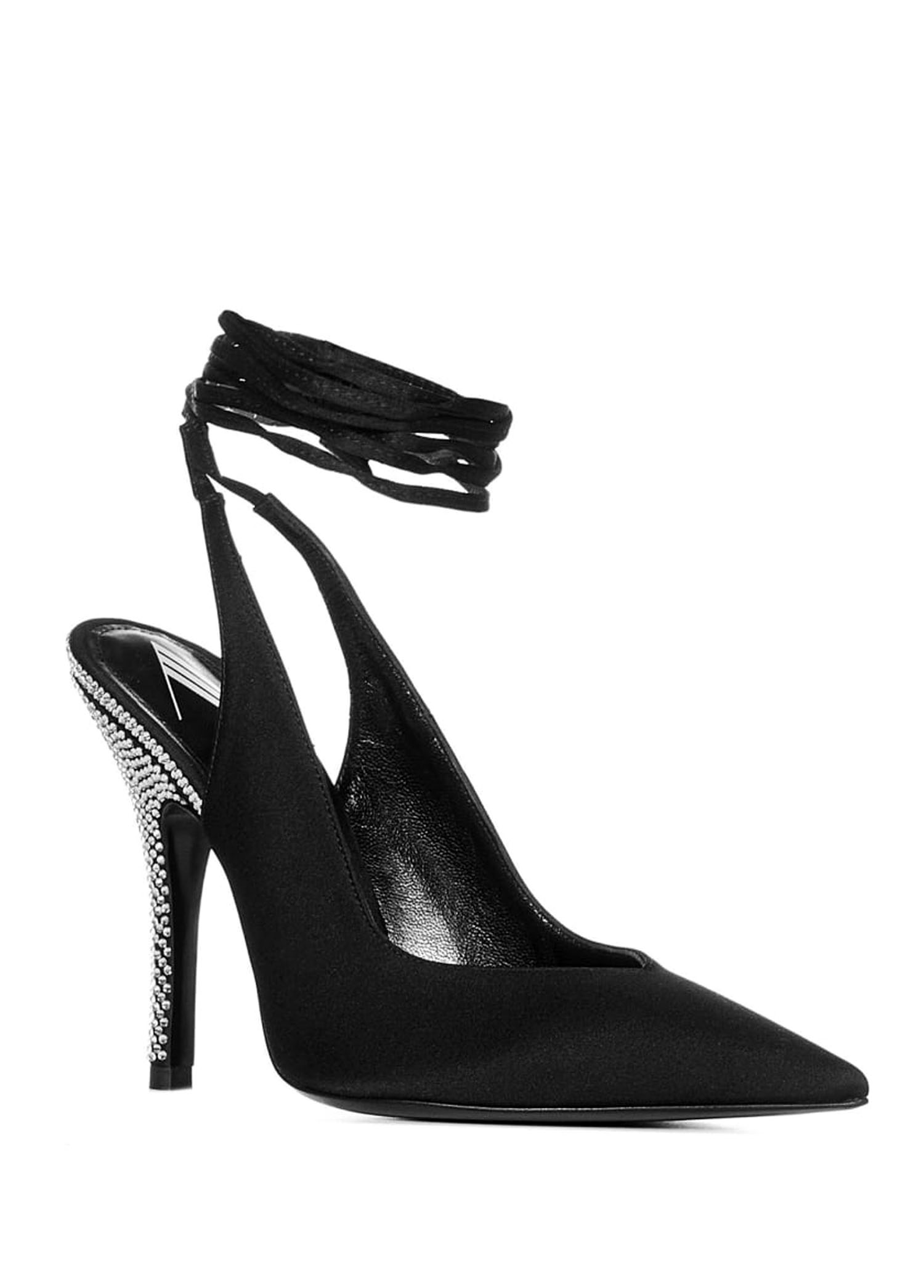 THE ATTICO 105MM SLINGBACK W/CRYSTAL - BEYMEN