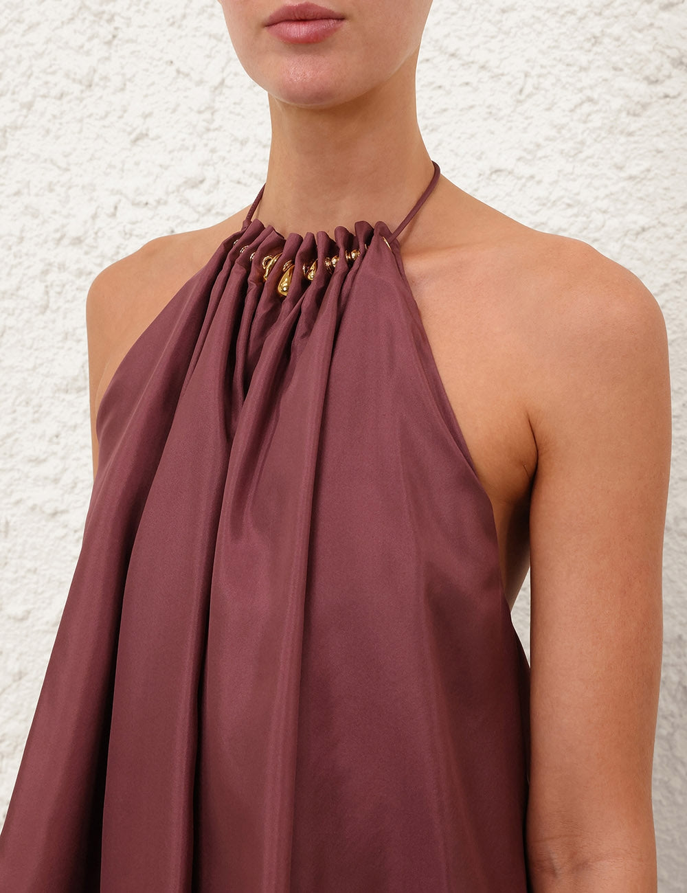 ZIMMERMAN ASTER GATHERED BEAD CAMI - BEYMEN
