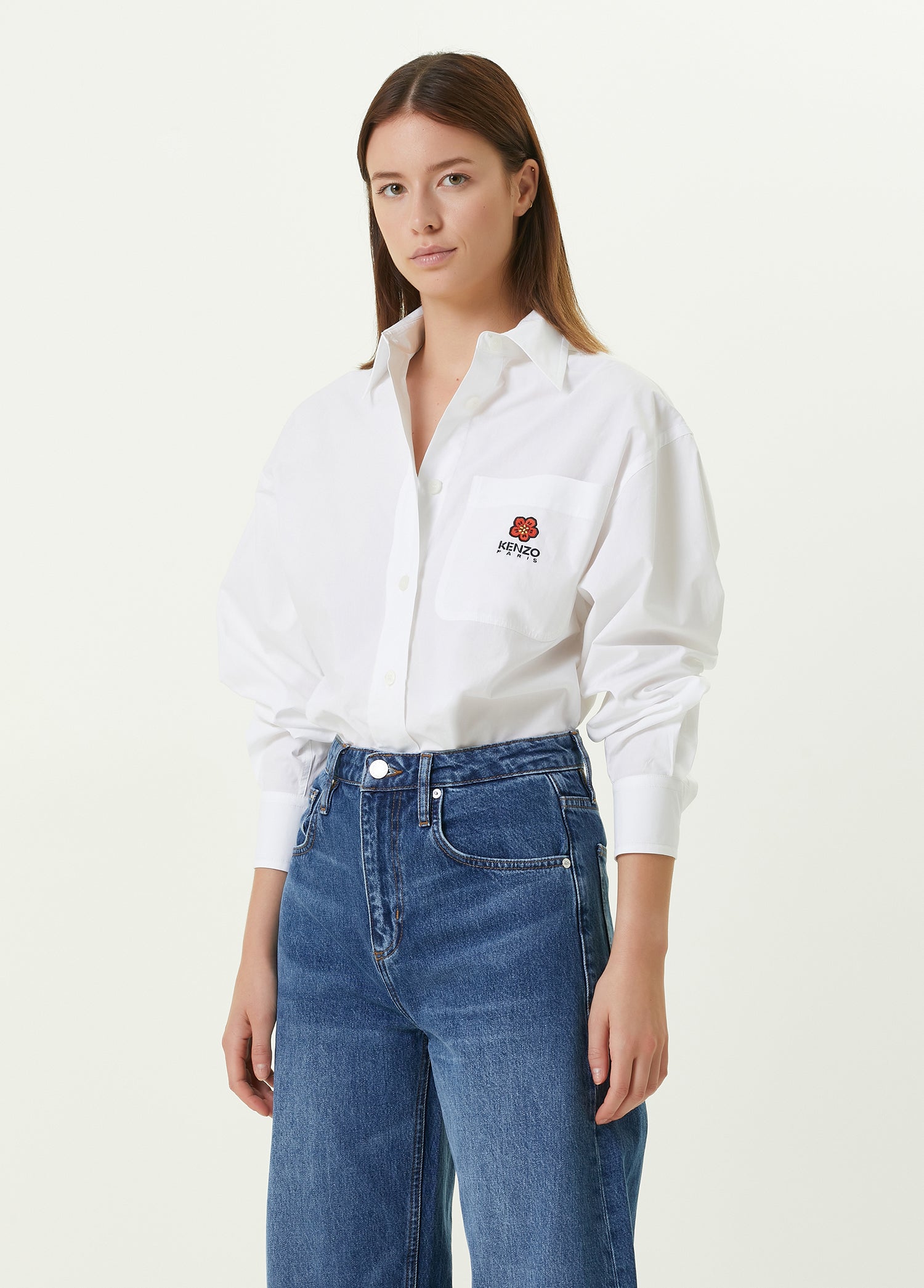 KENZO BOKE FLOWER OVERSIZE SHIRT - BEYMEN