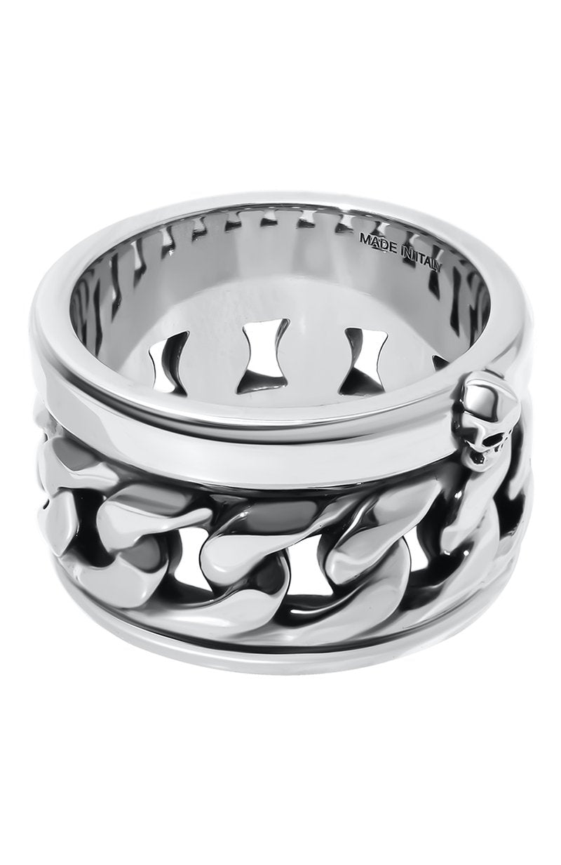 ALEXANDER MCQUEEN DYNAMIC SK.BAND RING - BEYMEB