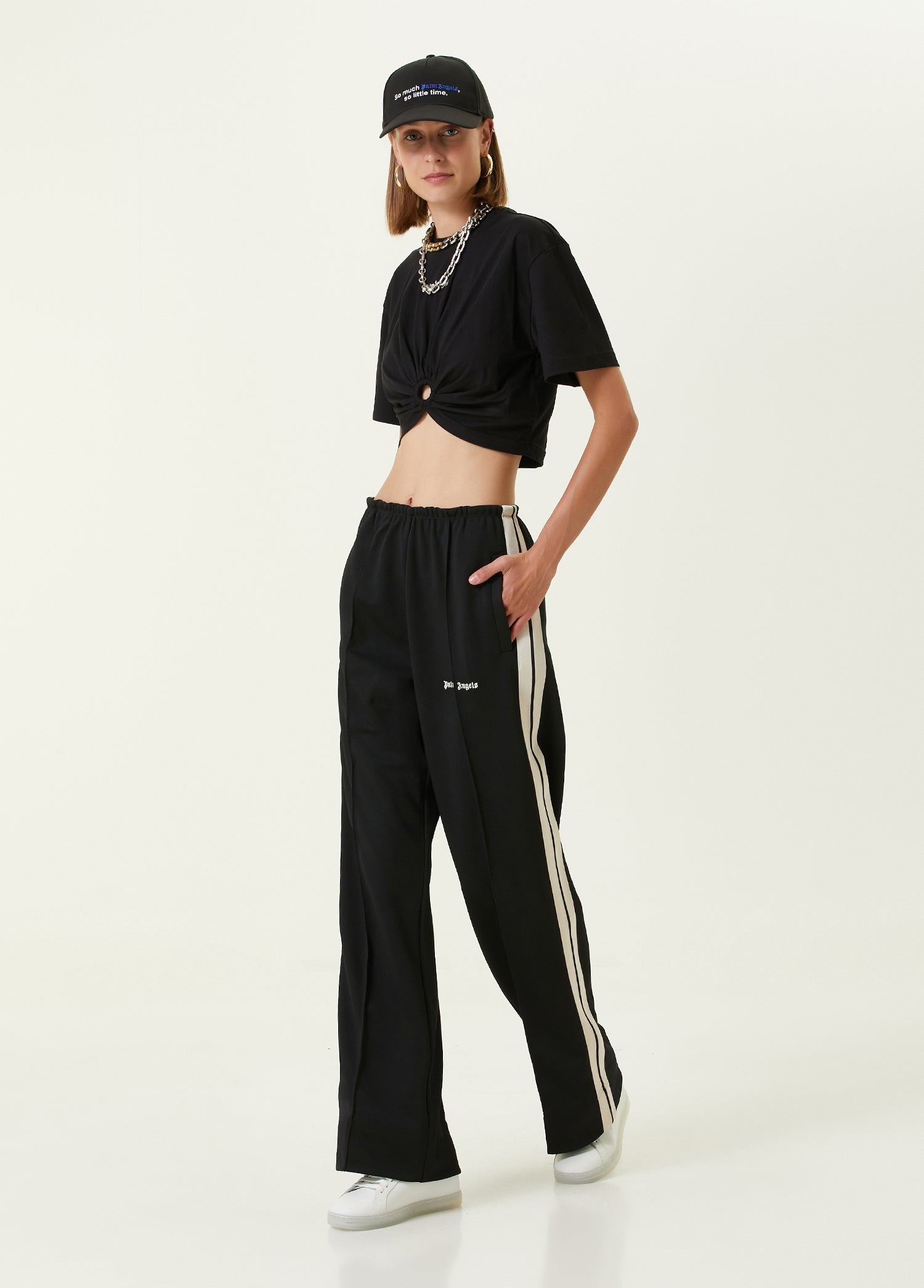 PALM ANGELS CLASSIC LOGO RING T-SHIRT - BEYMEN