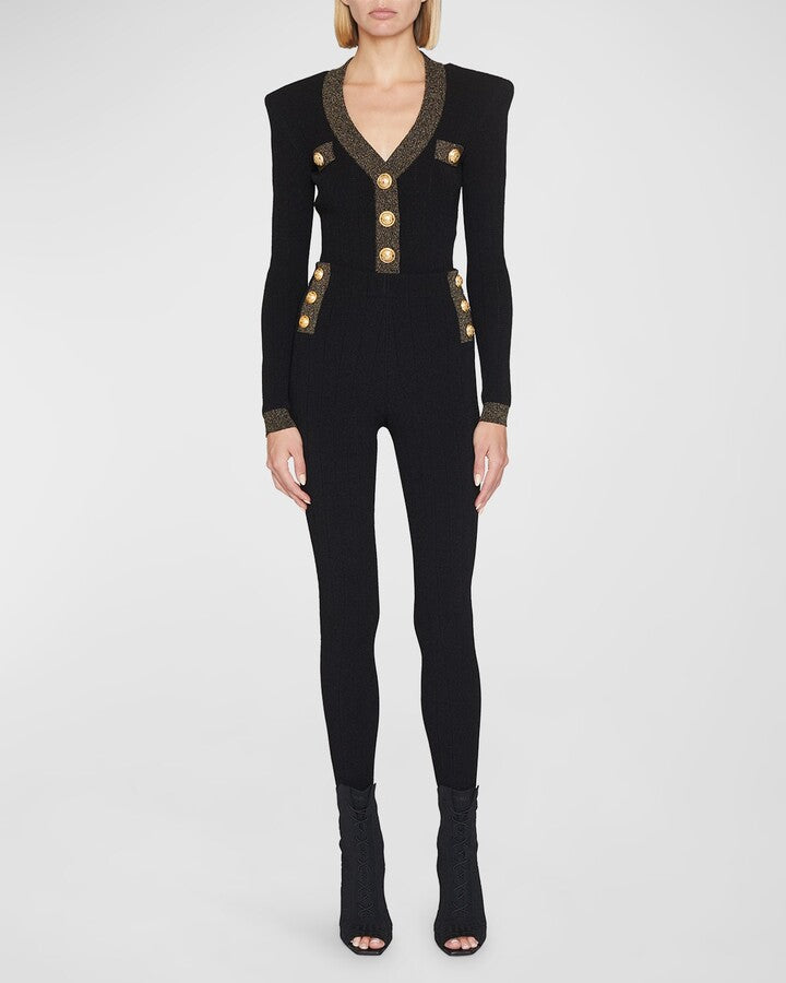 BALMAIN 6 BTN LEGGINGS - BEYMEN