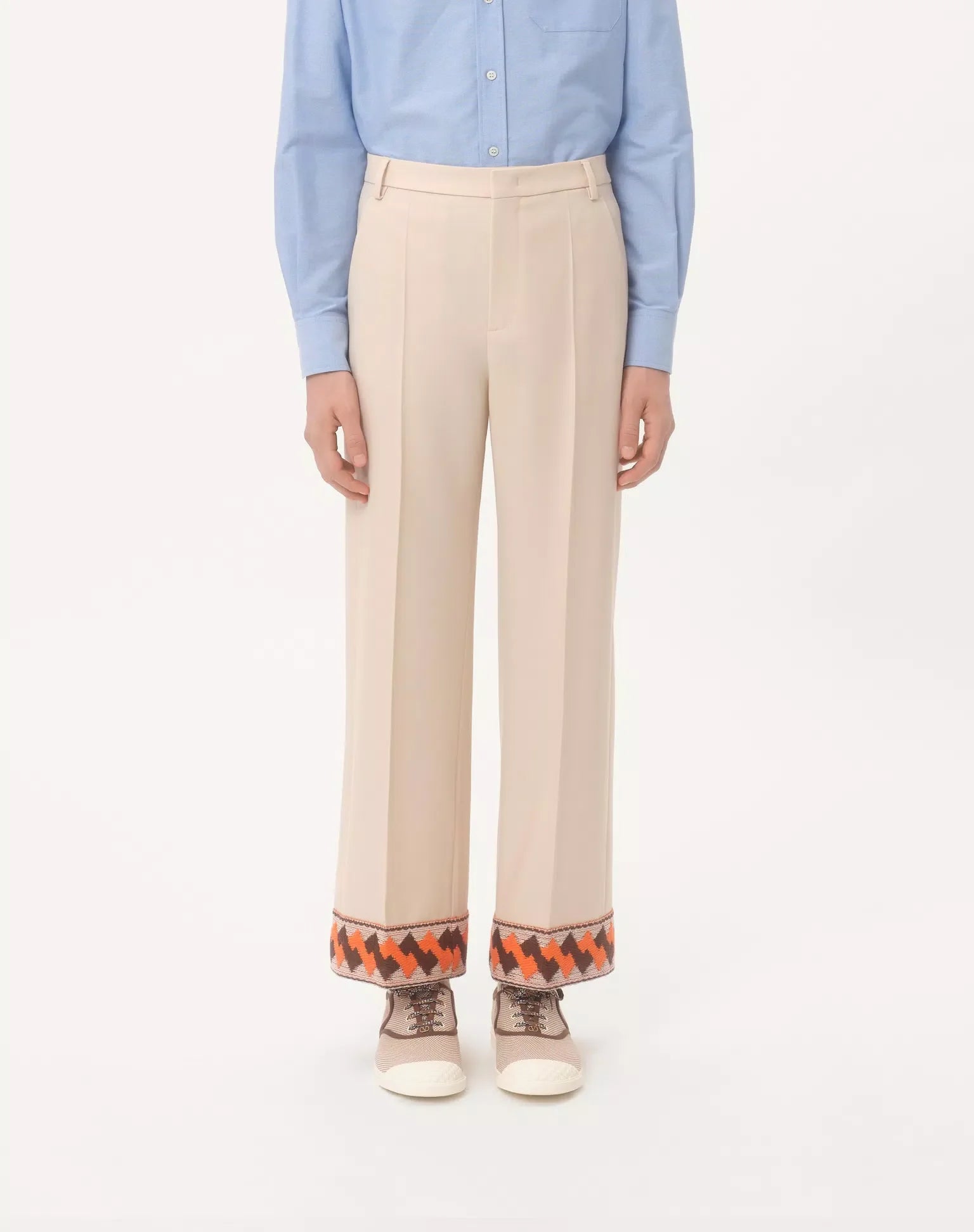 VALENTINO PANTALONE GABARDINE WOOL - BEYMEN