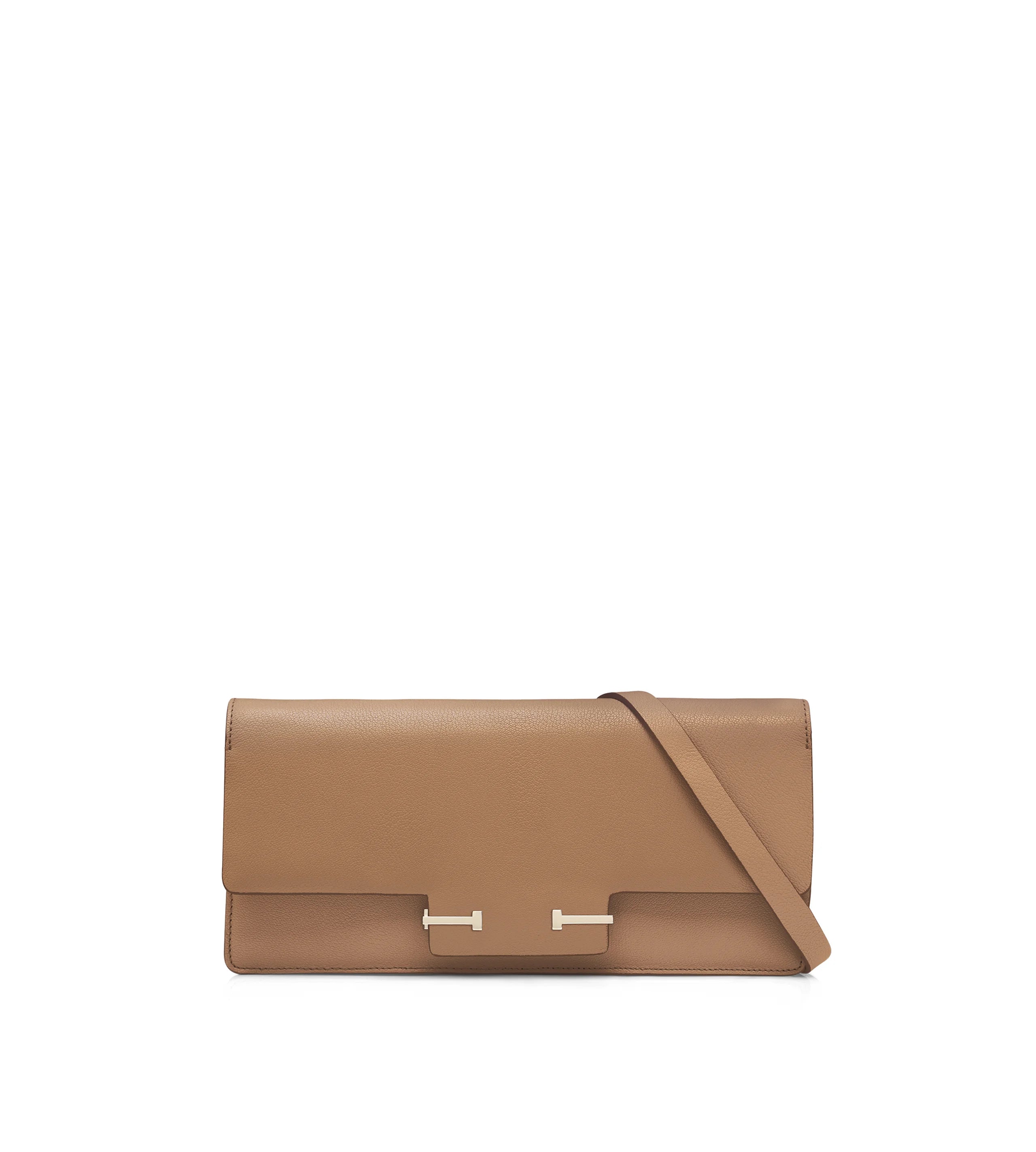 TOM FORD LEATHER E/W SHOULDER BAG - BEYMEN