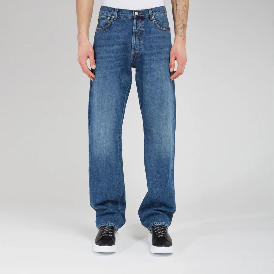 ALEXANDER MCQUEEN DENIM PANTS - BEYMEN