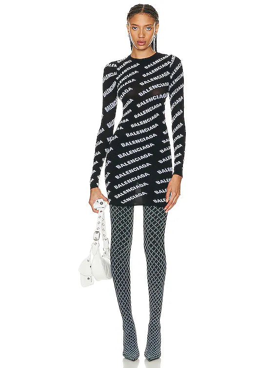 BALENCIAGA LOGO DRESS - BEYMEN