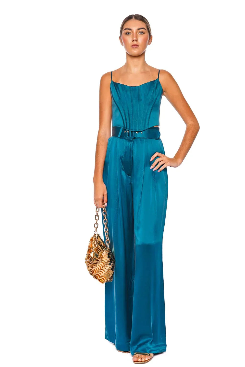 ZIMMERMANN SILK CORSET TOP - BEYMEN