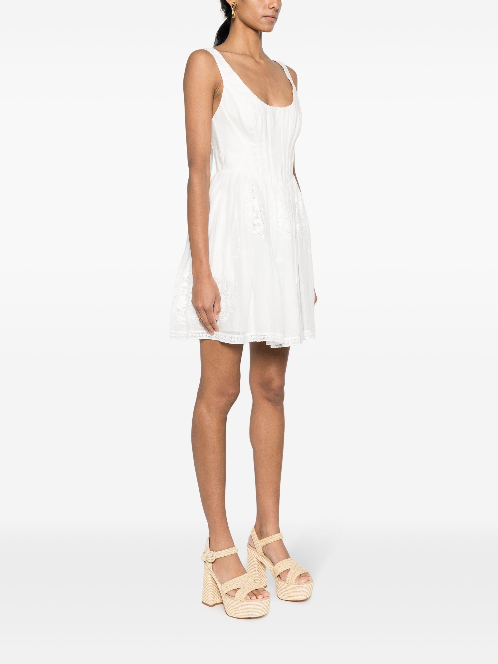 ZIMMERMANN CORSET MINI DRESS - BEYMEN
