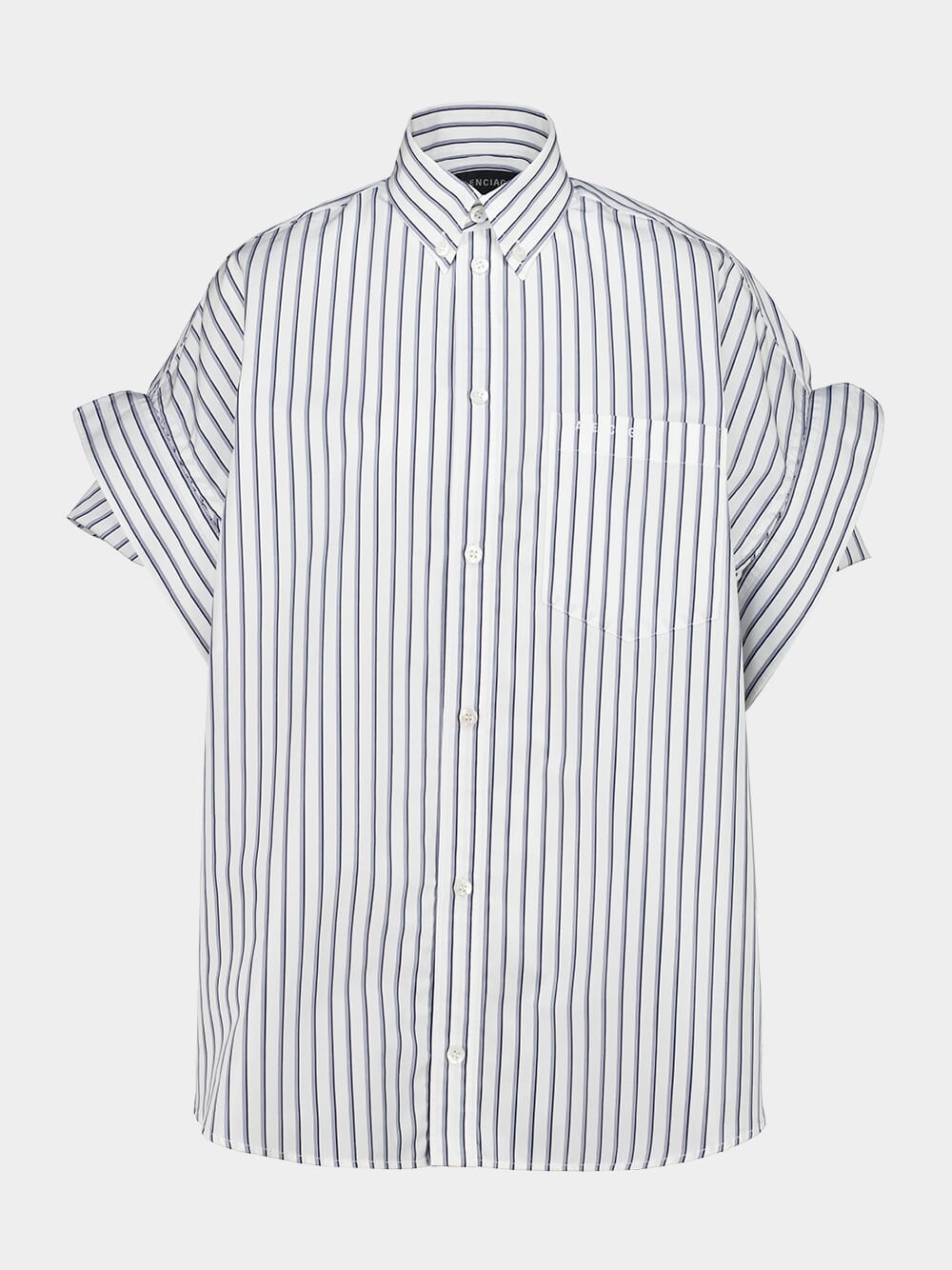 BALENCIAGA TUCKED SLEEVE SHIRT - BEYMEN