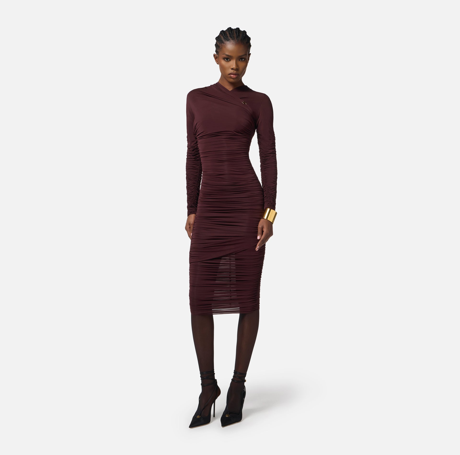 ELISABETTA FRANCHI DRESS - BEYMEN