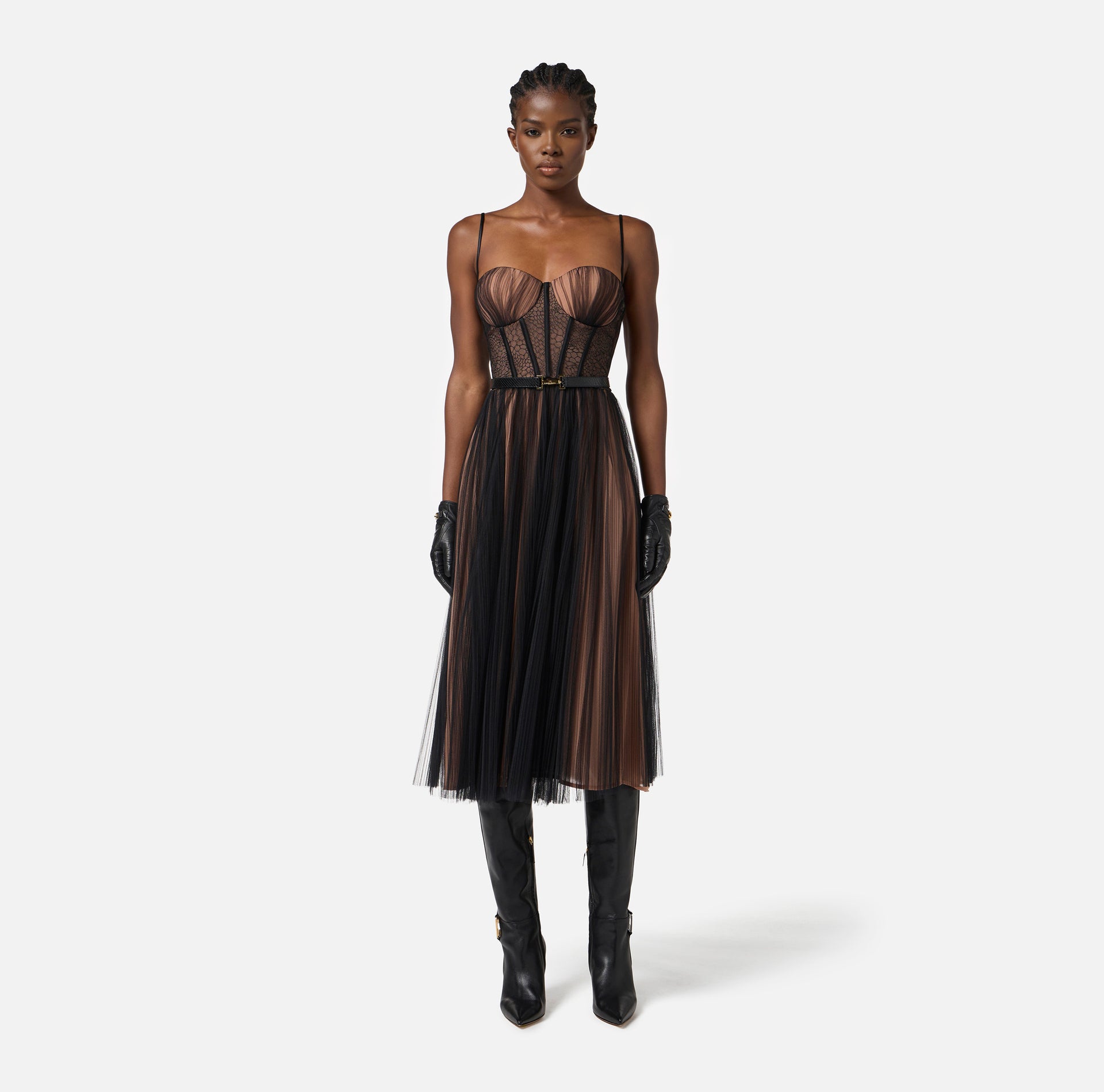 ELISABETTA FRANCHI DRESS - BEYMEN