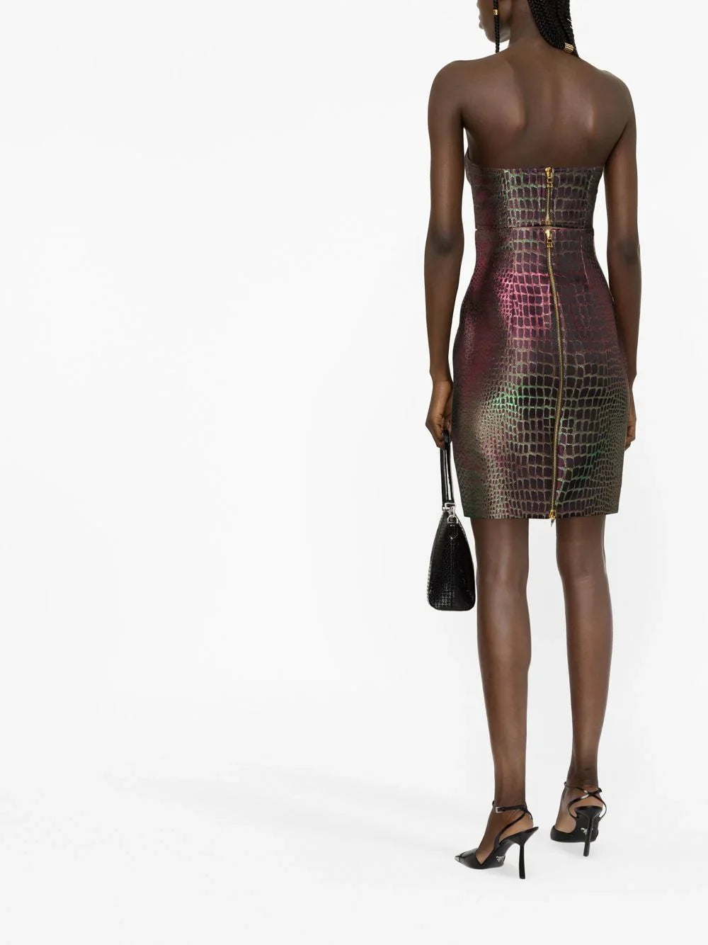 BALMAIN HIGH WAIST MIDI SKIRT - BEYMEN